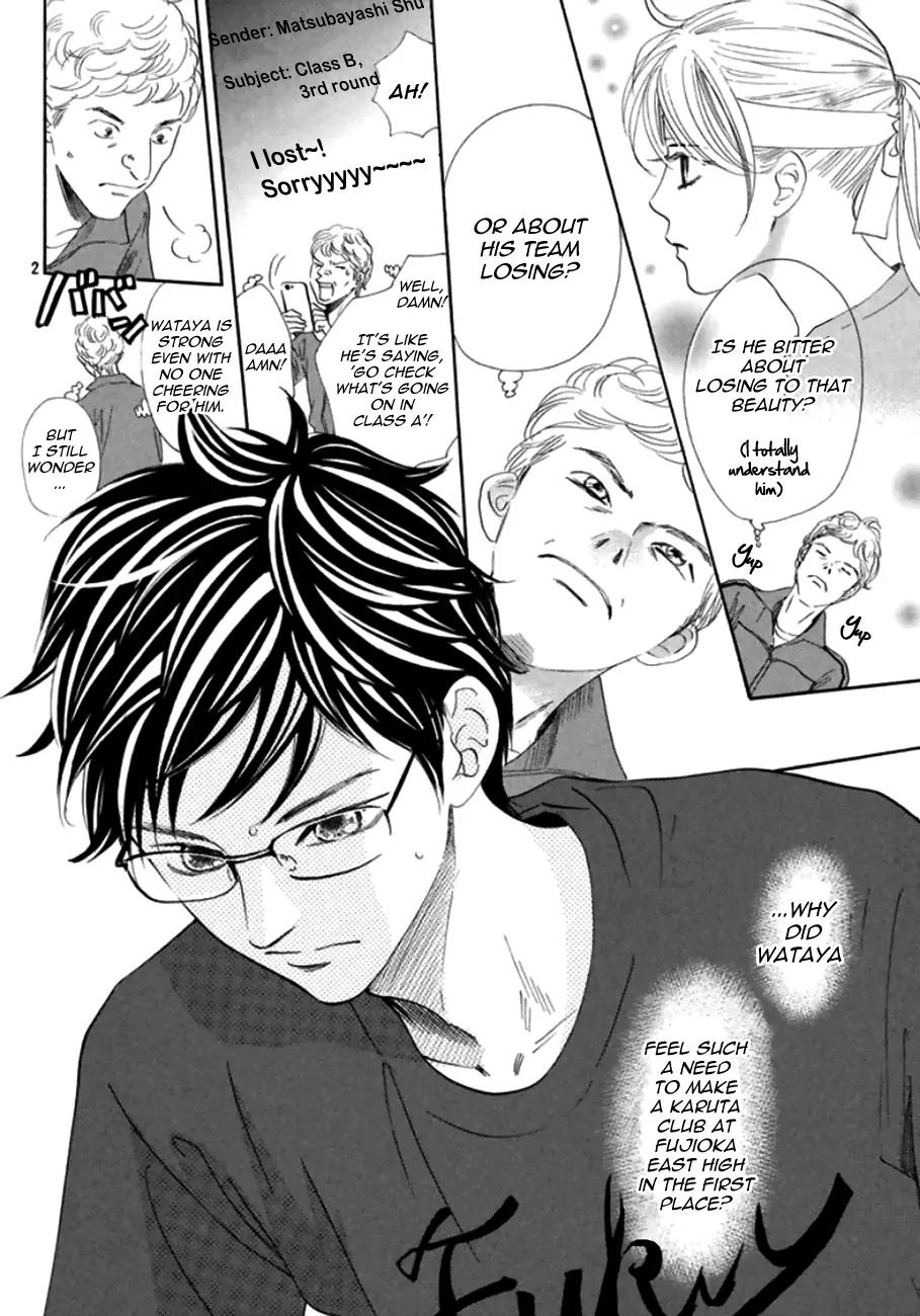 Chihayafuru Chapter 168 page 2 - Chapter 168