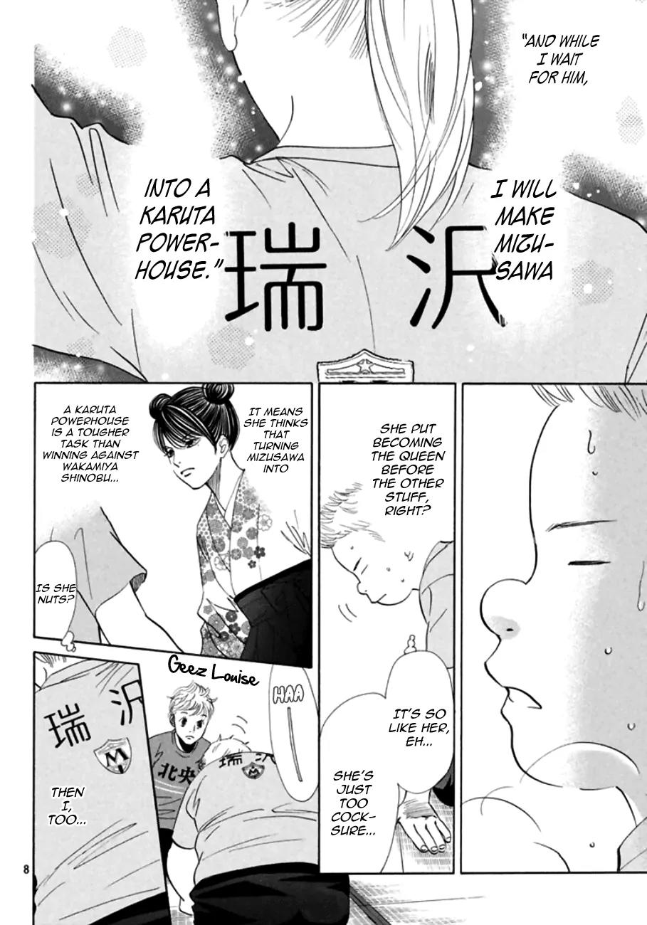 Chihayafuru Chapter 168 page 8 - Chapter 168