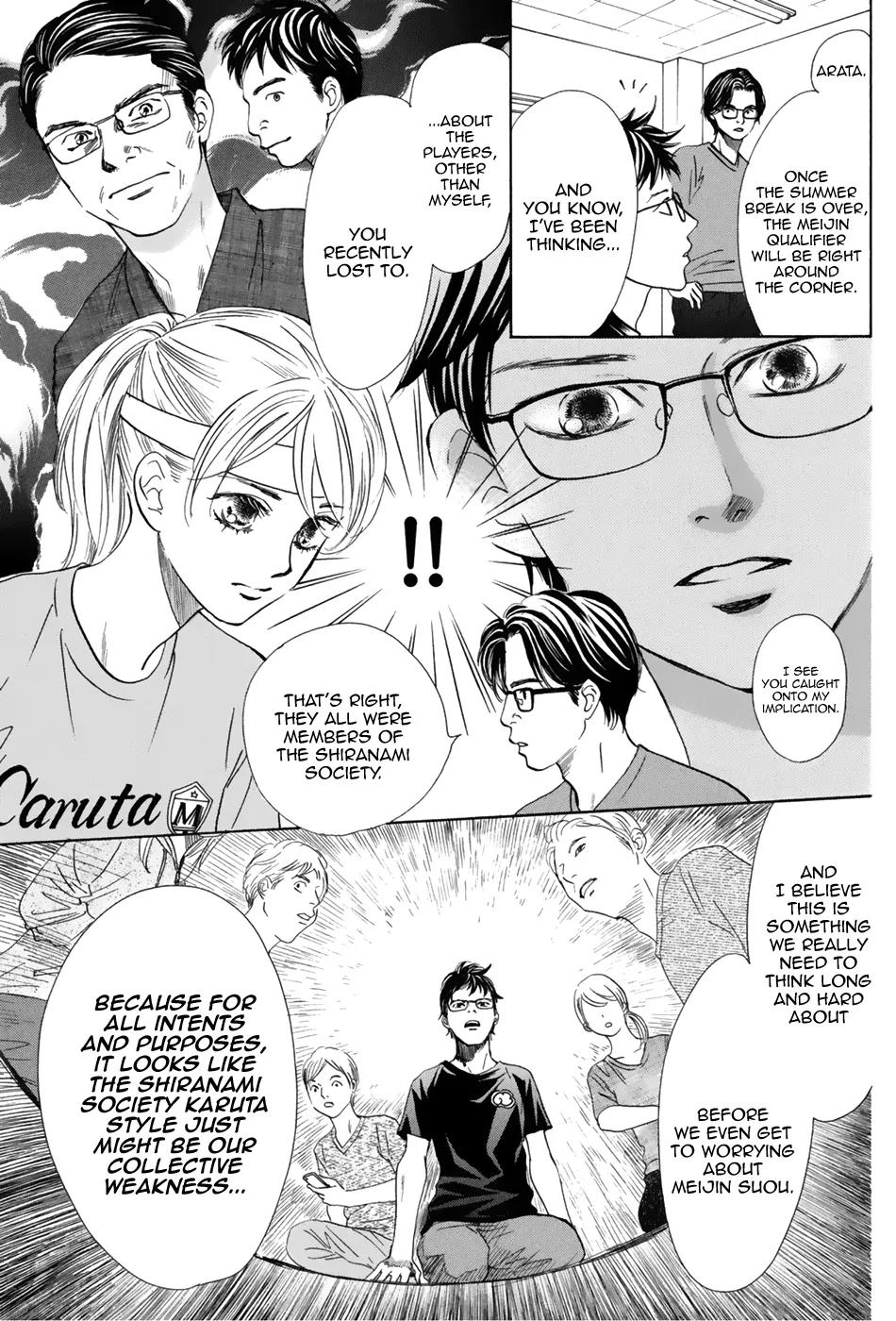 Chihayafuru Chapter 176 page 5 - Chapter 176