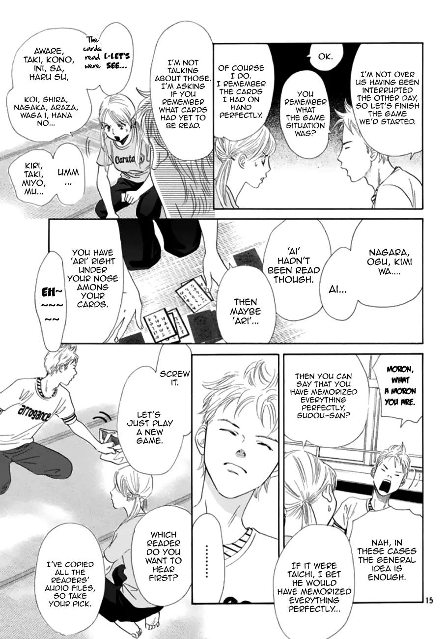 Chihayafuru Chapter 177 page 15 - Chapter 177