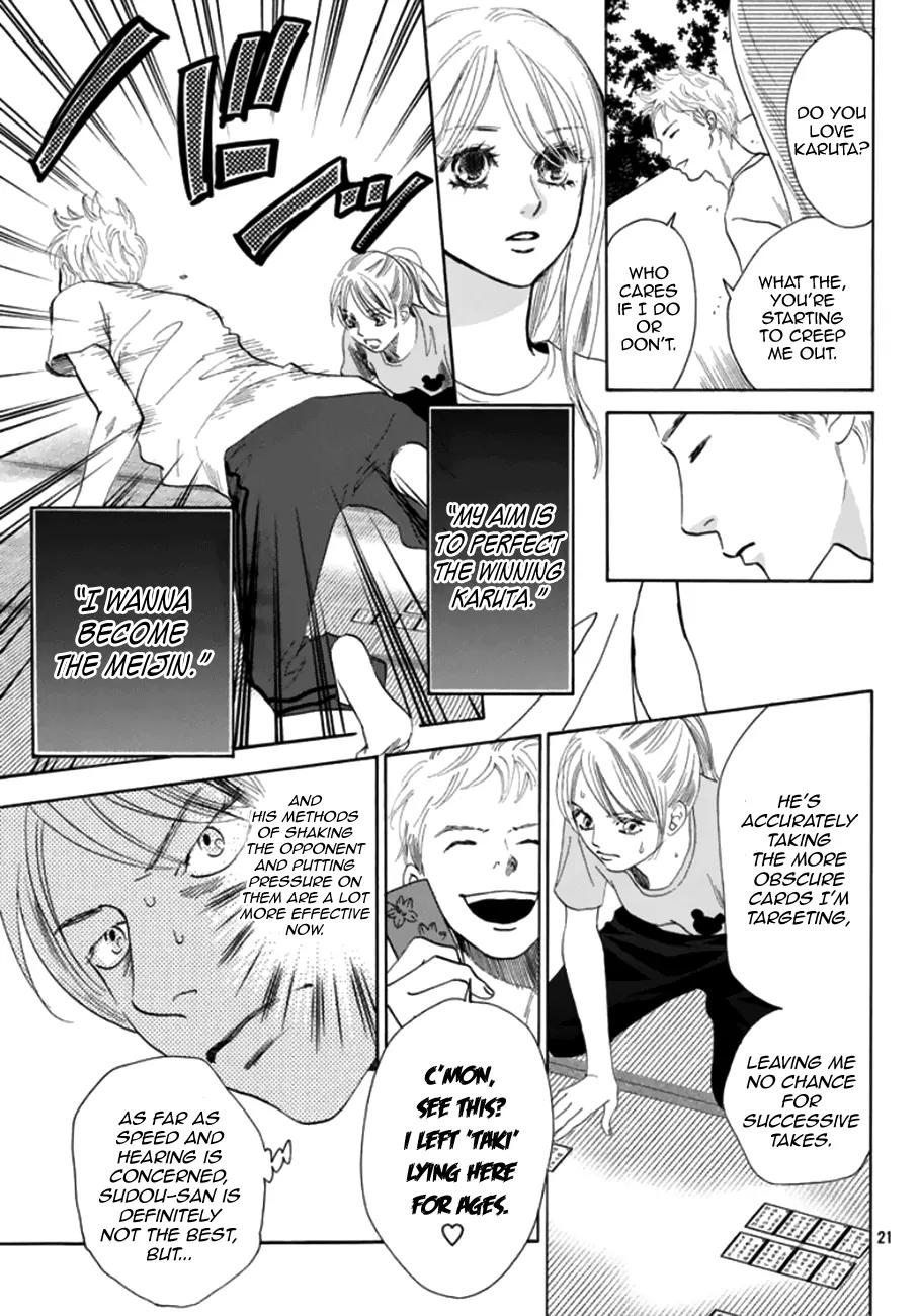 Chihayafuru Chapter 177 page 21 - Chapter 177