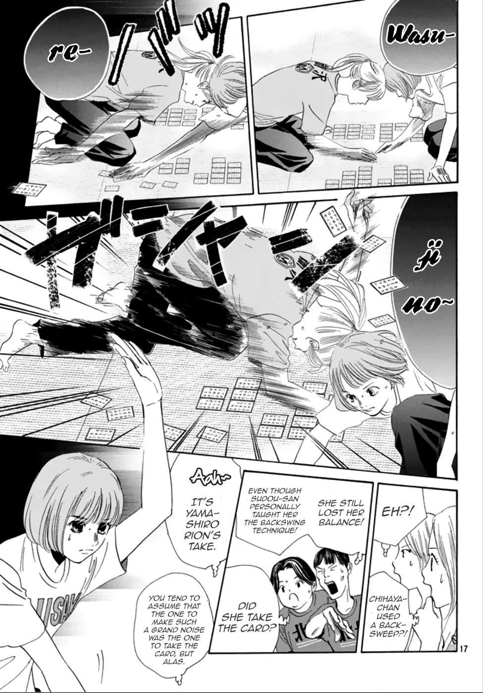 Chihayafuru Chapter 185 page 17 - Chapter 185