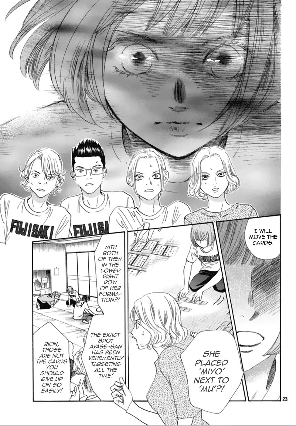 Chihayafuru Chapter 185 page 23 - Chapter 185