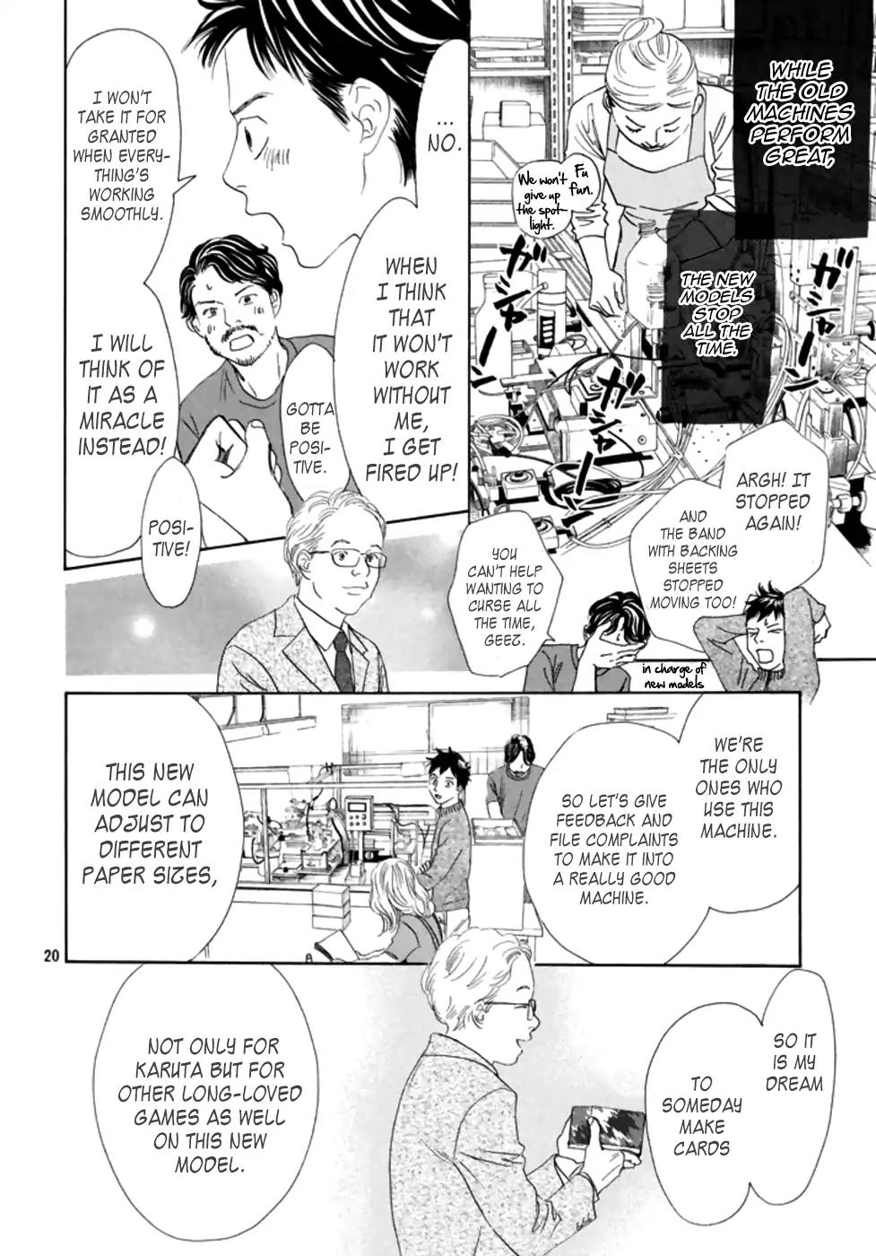 Chihayafuru Chapter 186 page 21 - Chapter 186