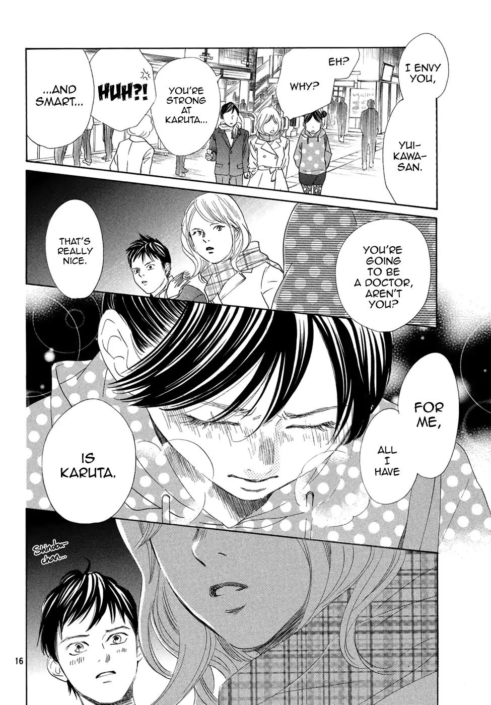 Chihayafuru Chapter 193 page 16 - Chapter 193