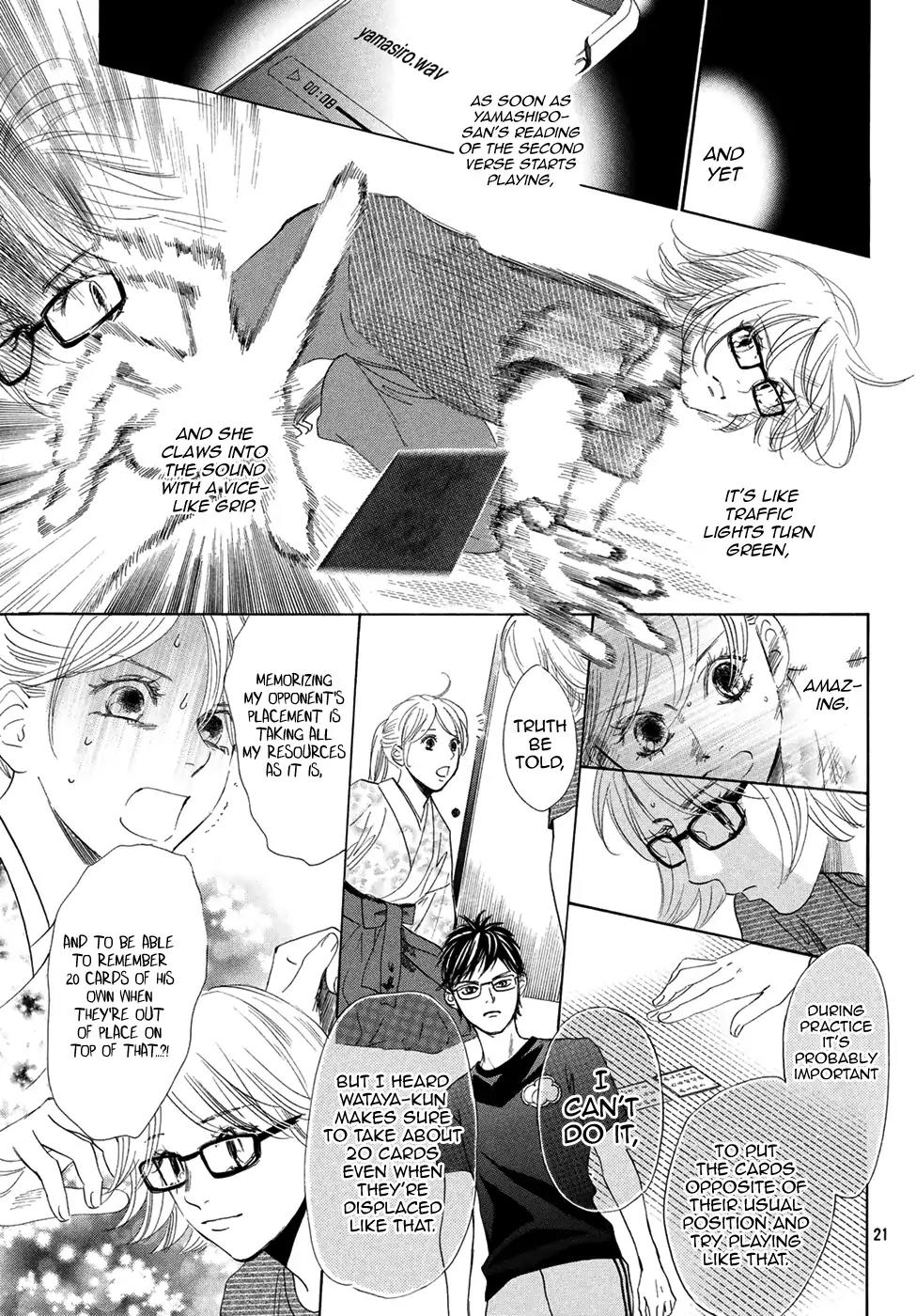 Chihayafuru Chapter 193 page 21 - Chapter 193