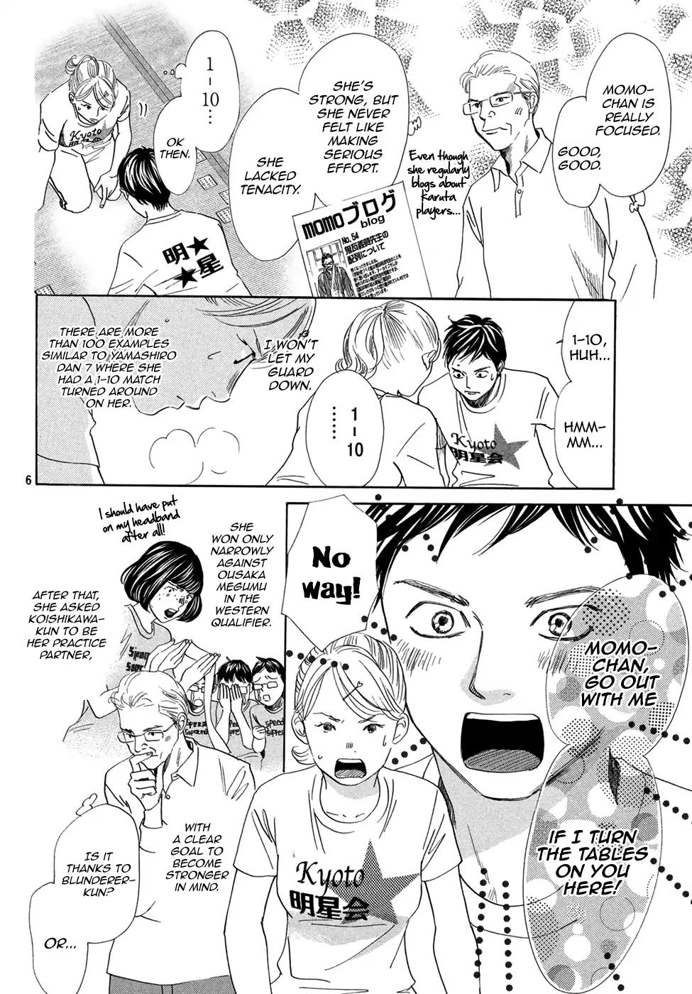 Chihayafuru Chapter 193 page 6 - Chapter 193