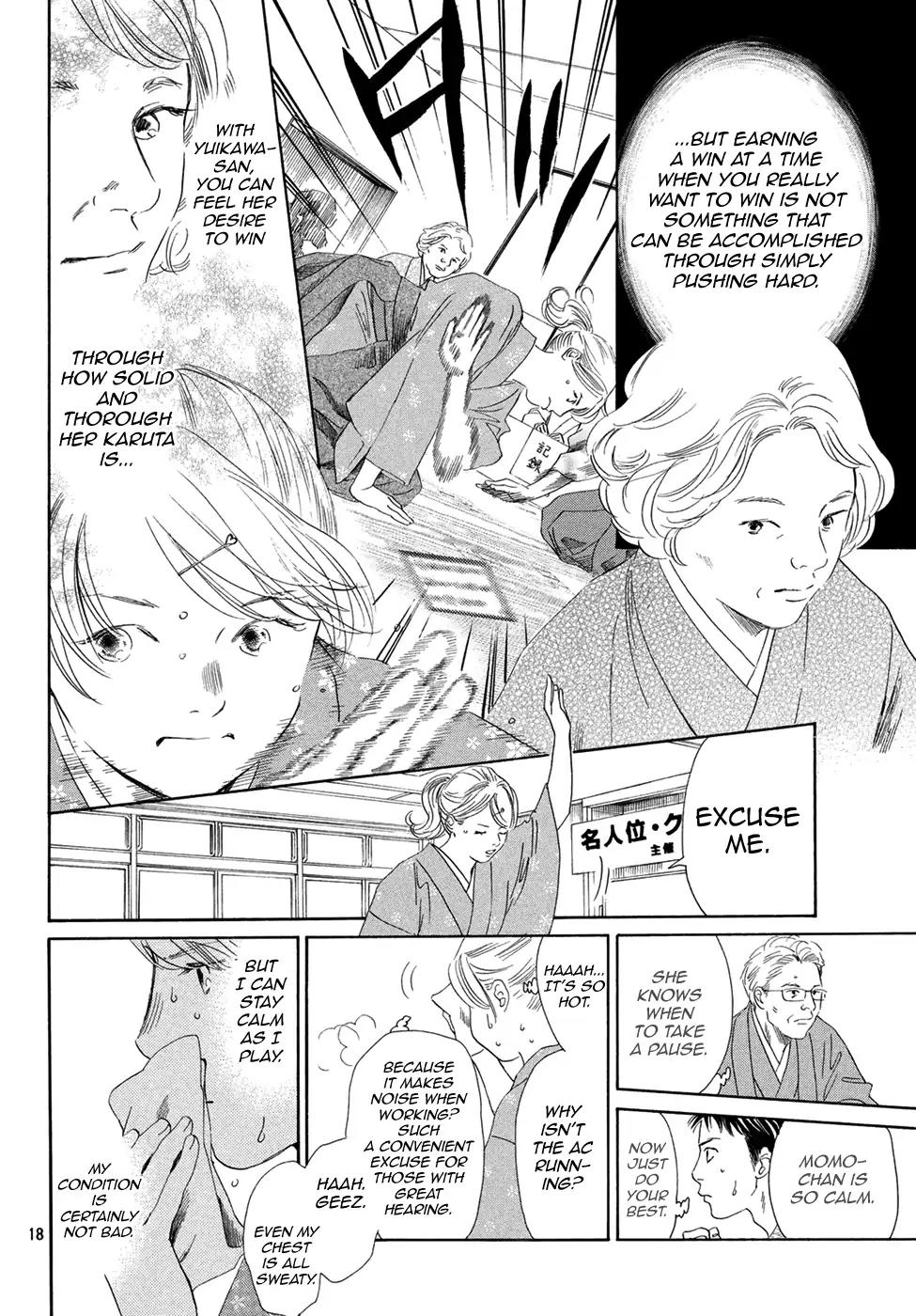 Chihayafuru Chapter 196 page 18 - Chapter 196