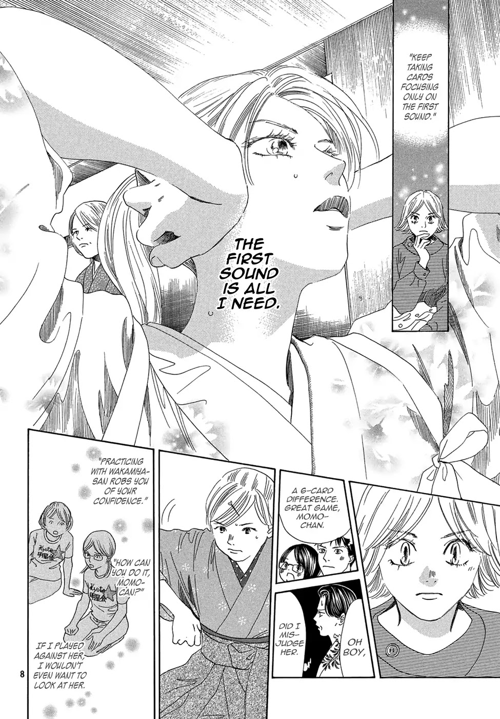 Chihayafuru Chapter 200 page 8 - Chapter 200