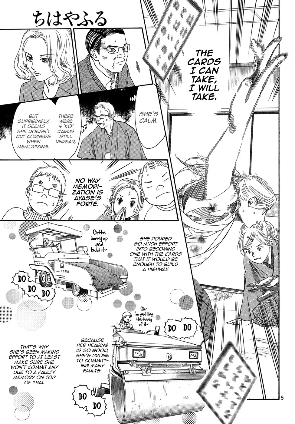 Chihayafuru Chapter 201 page 5 - Chapter 201