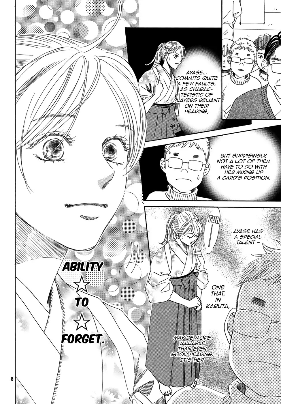Chihayafuru Chapter 201 page 8 - Chapter 201