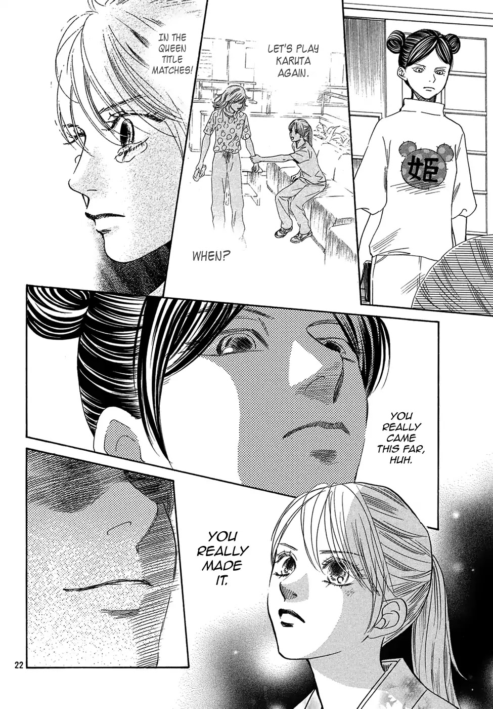 Chihayafuru Chapter 204 page 22 - Chapter 204
