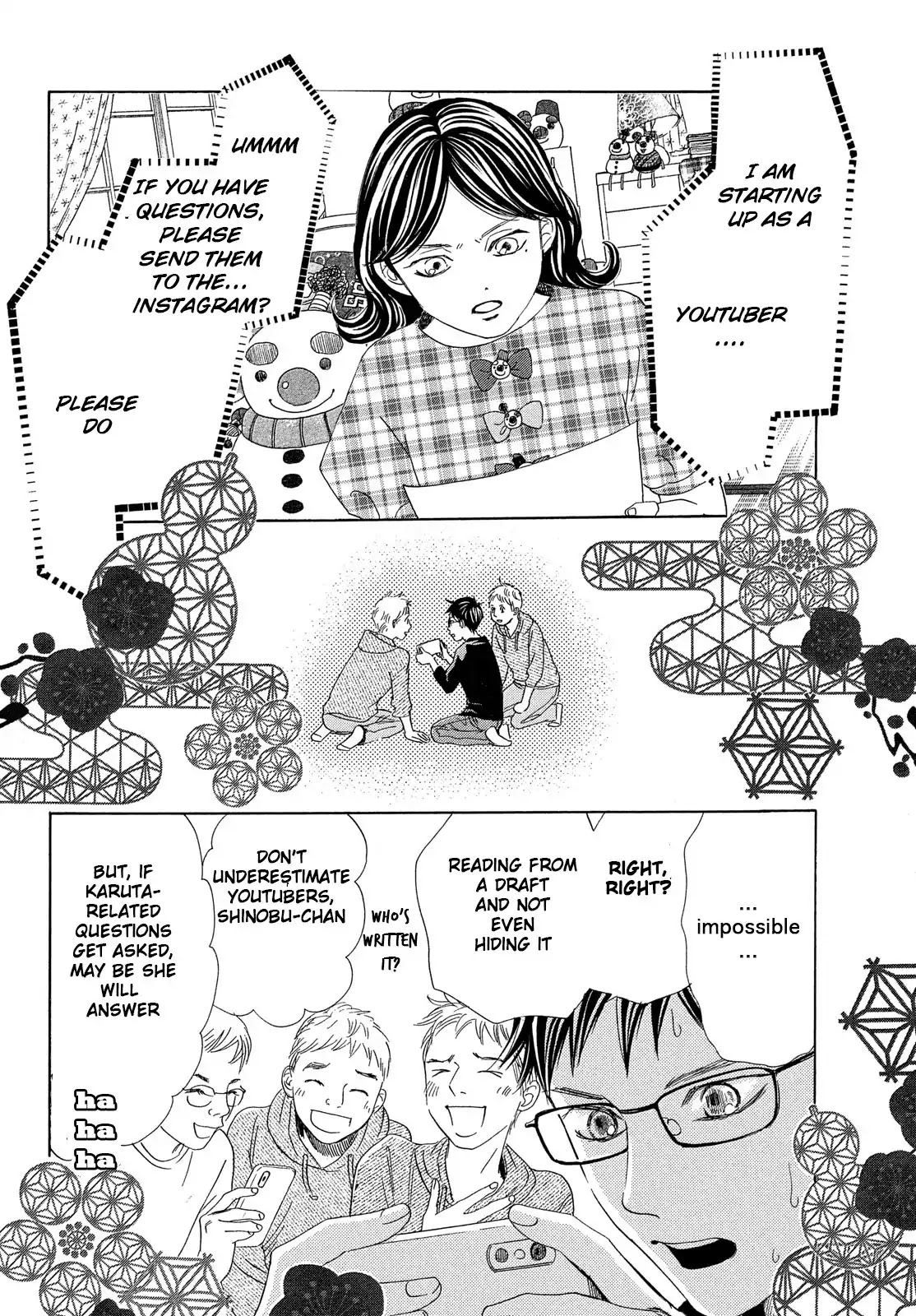 Chihayafuru Chapter 208 page 13 - Chapter 208