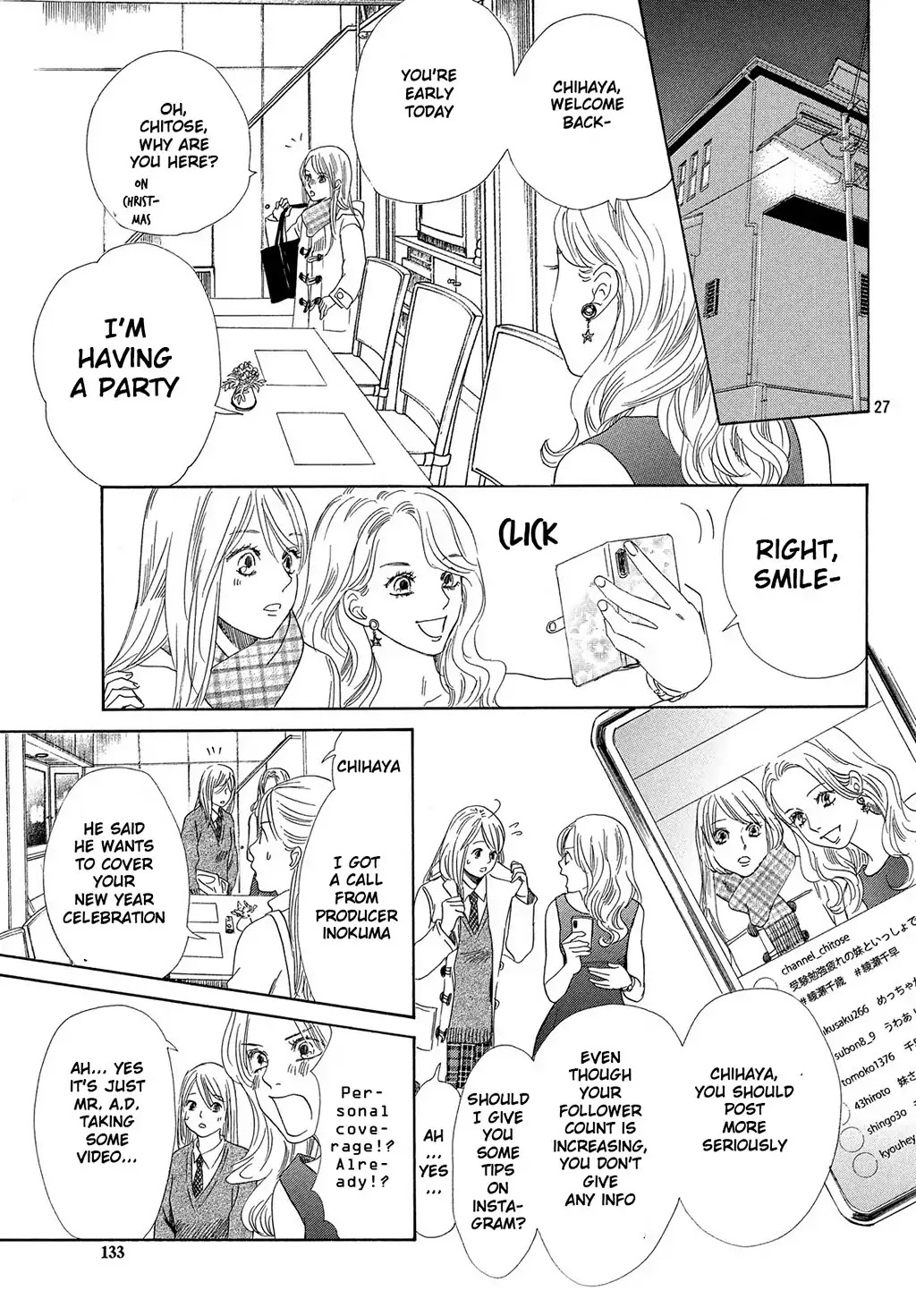 Chihayafuru Chapter 212 page 27 - Chapter 212