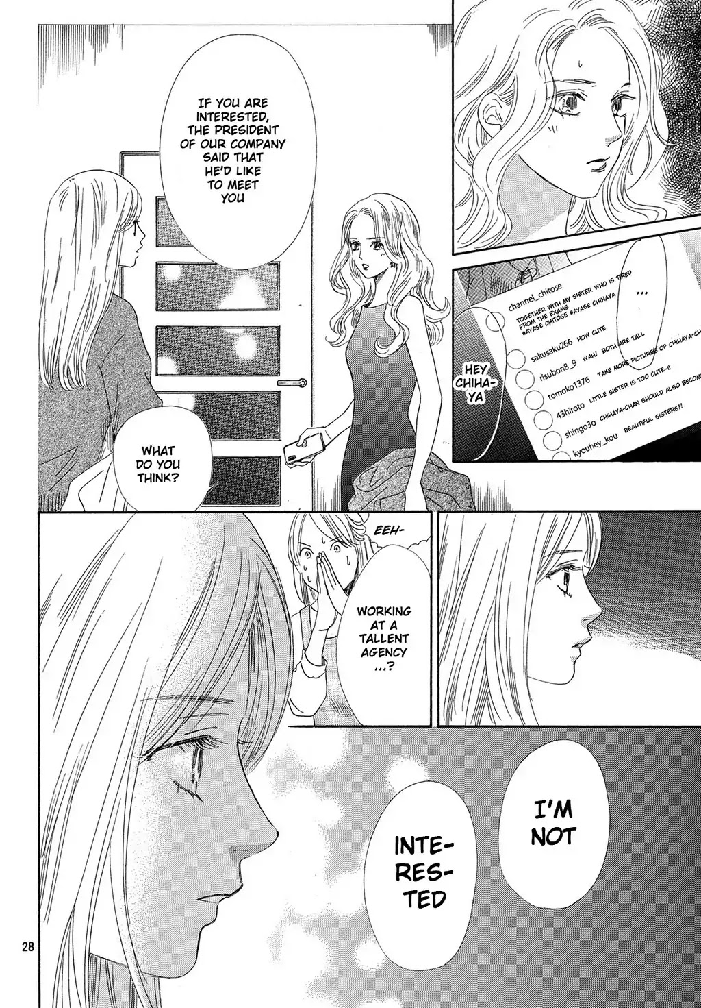 Chihayafuru Chapter 212 page 28 - Chapter 212