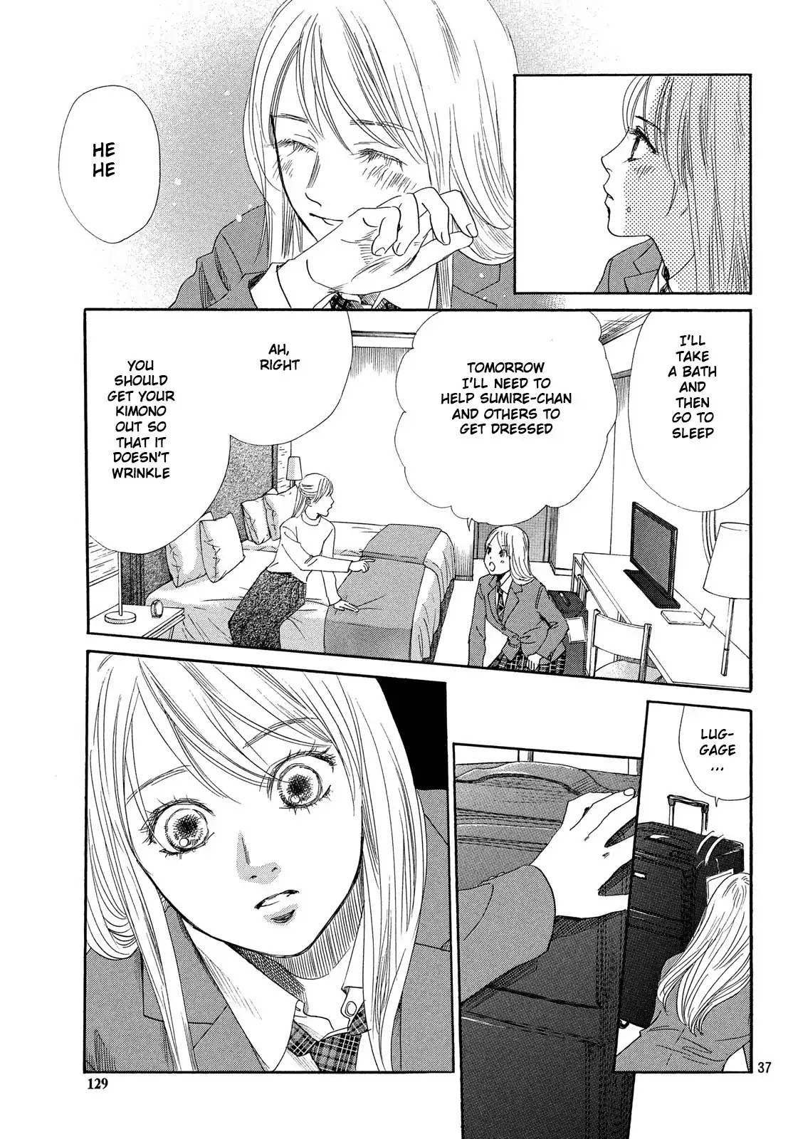 Chihayafuru Chapter 215 page 36 - Chapter 215