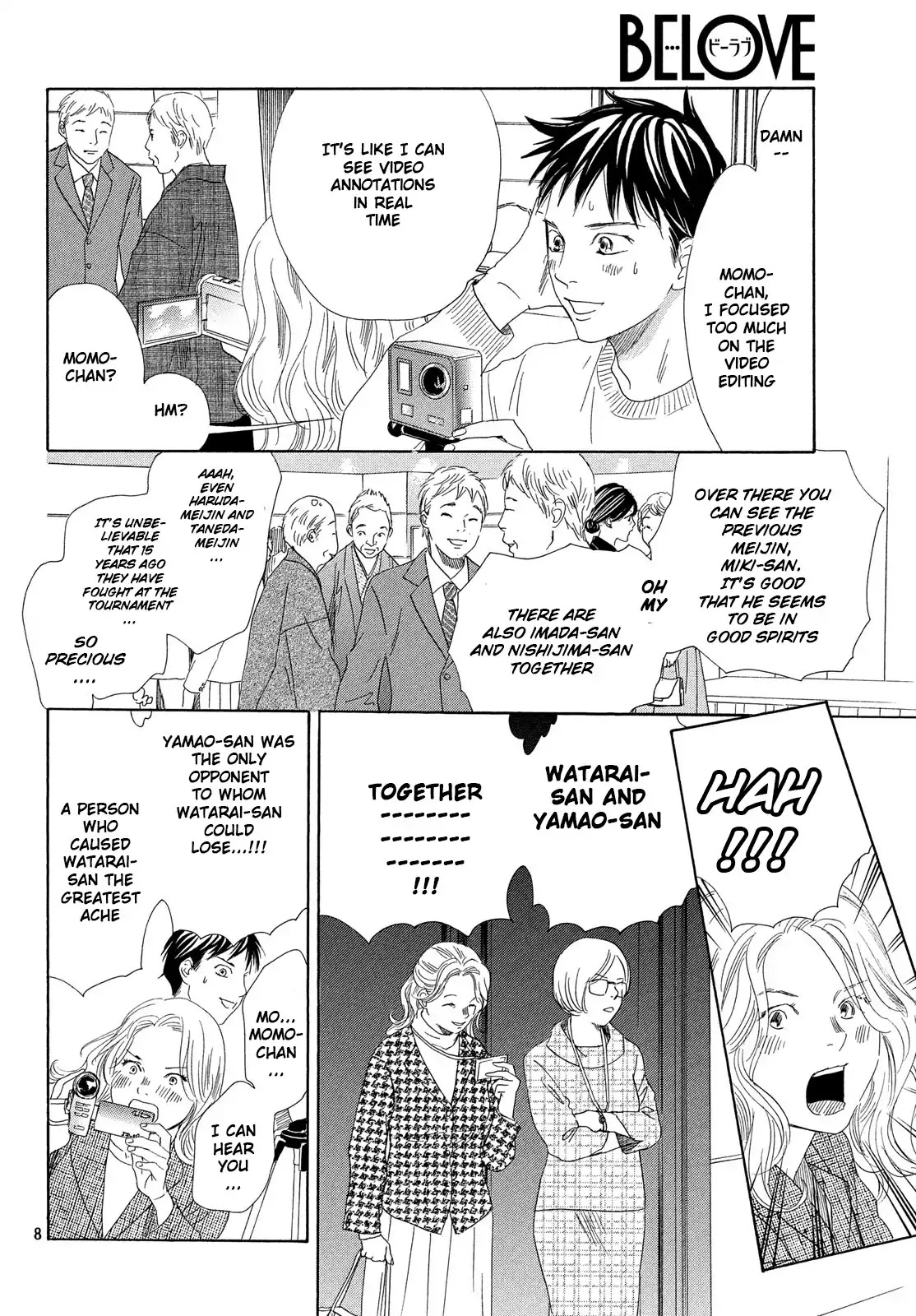 Chihayafuru Chapter 215 page 8 - Chapter 215