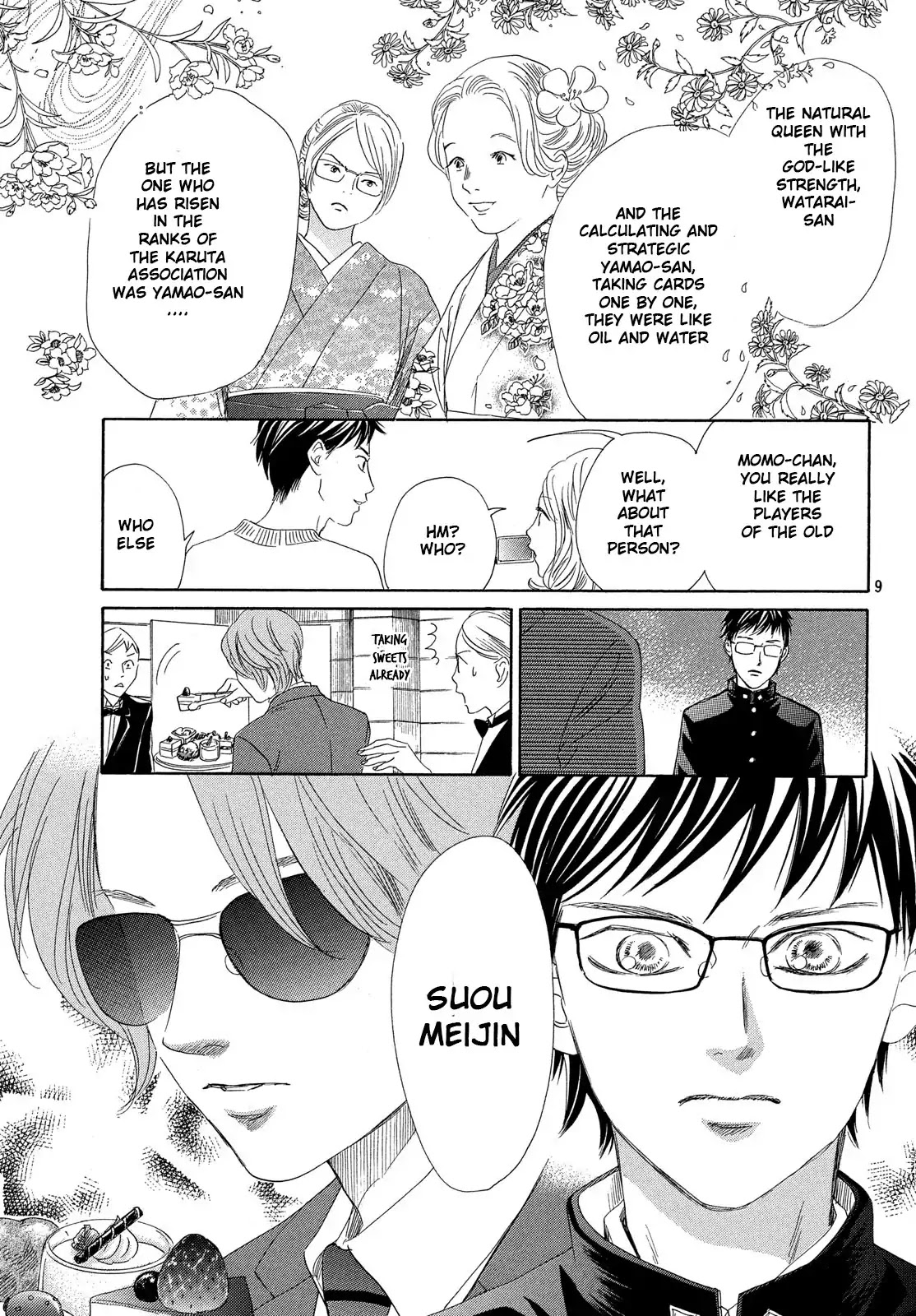 Chihayafuru Chapter 215 page 9 - Chapter 215