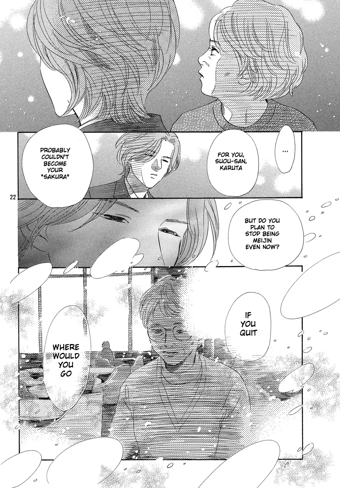 Chihayafuru Chapter 216 page 22 - Chapter 216