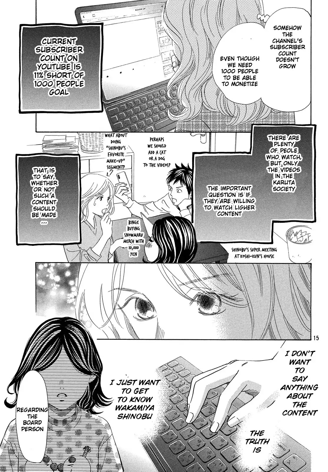 Chihayafuru Chapter 218 page 14 - Chapter 218
