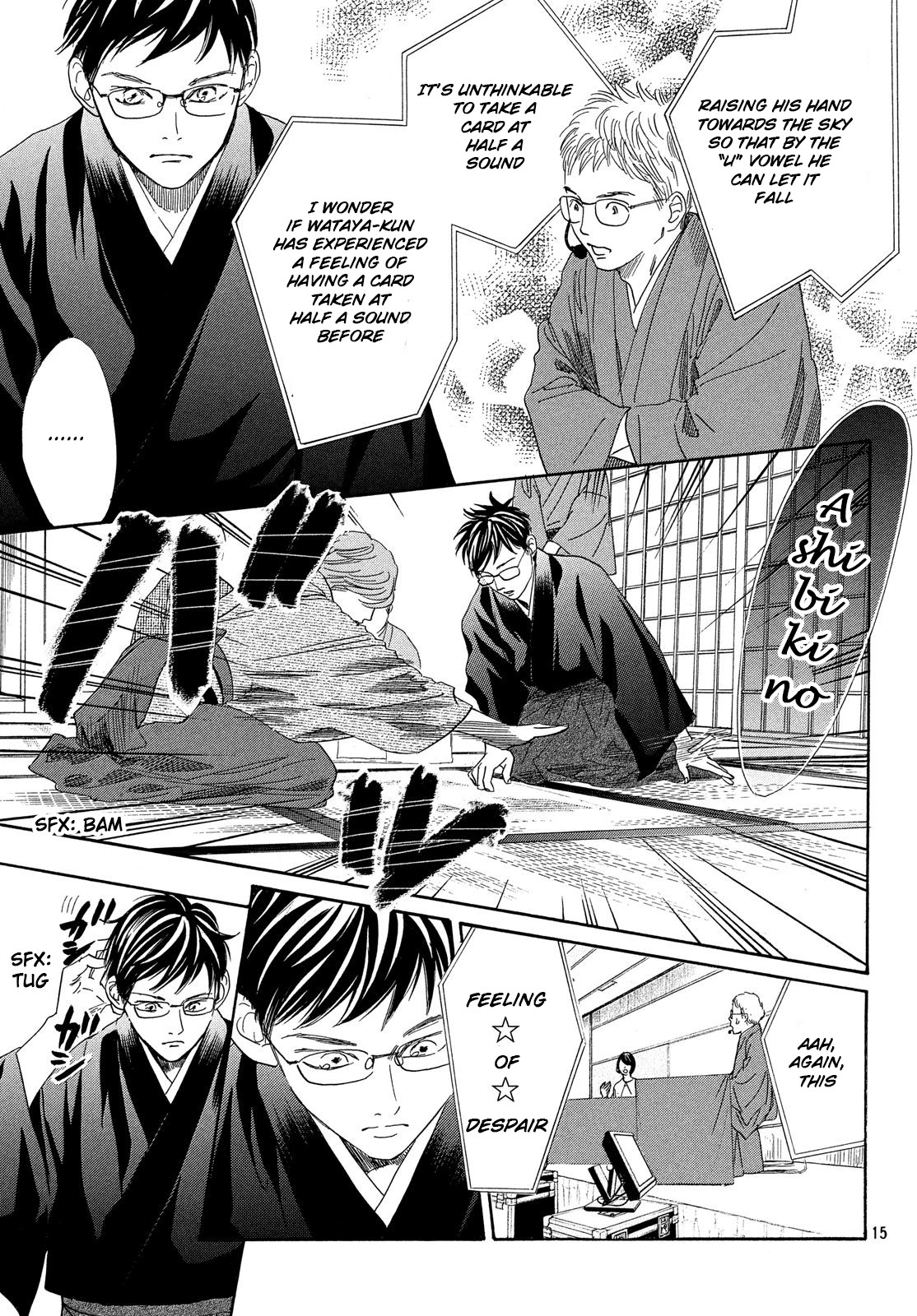 Chihayafuru Chapter 223 page 15 - Chapter 223: Verse 223