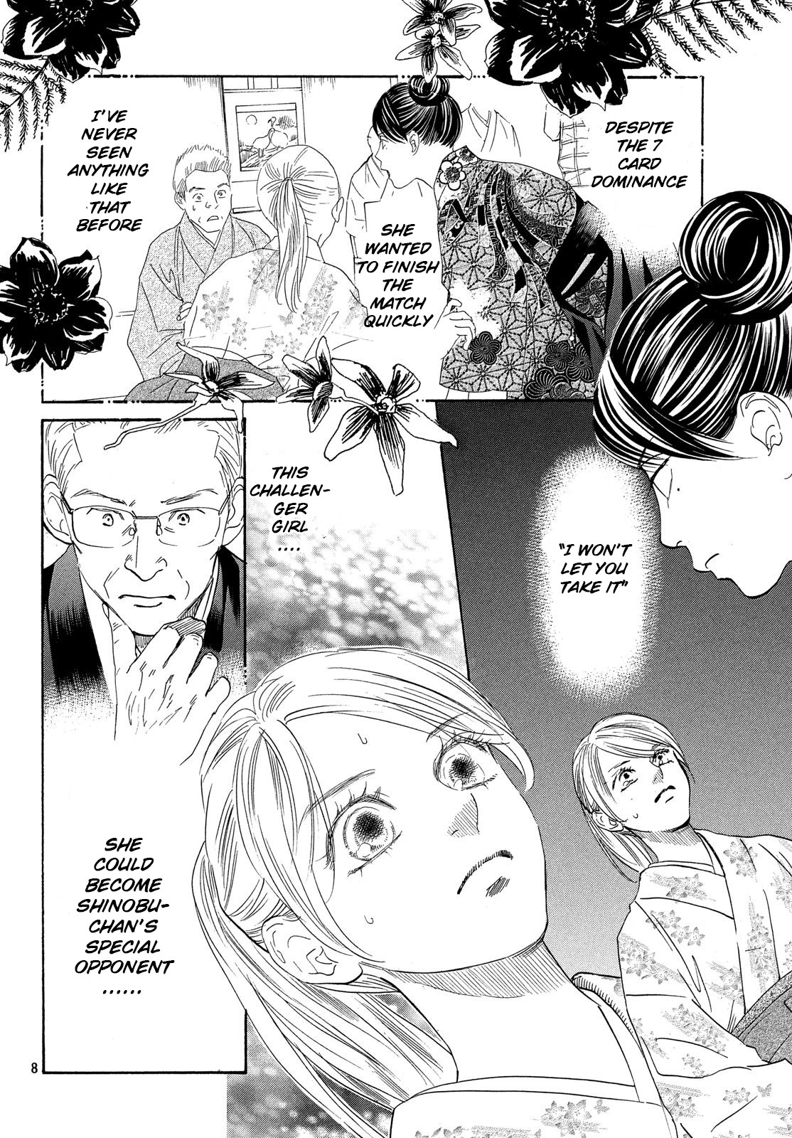 Chihayafuru Chapter 223 page 8 - Chapter 223: Verse 223