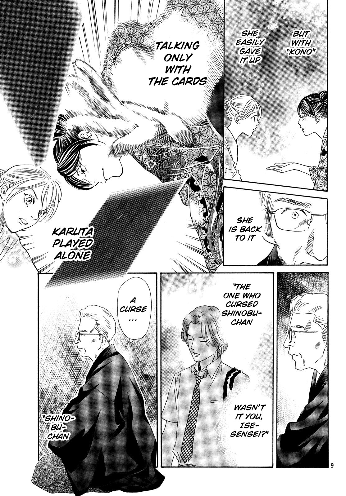 Chihayafuru Chapter 223 page 9 - Chapter 223: Verse 223