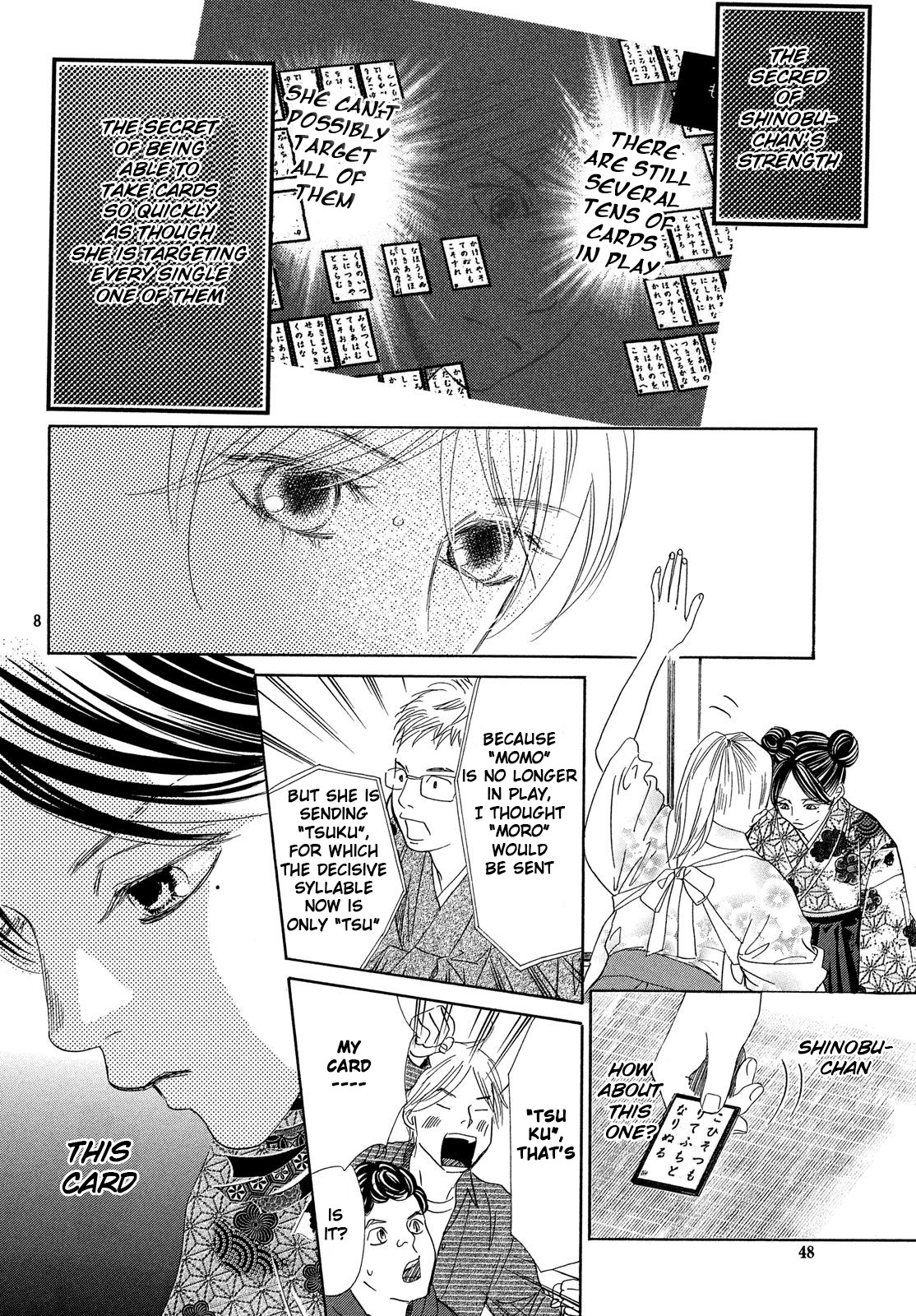 Chihayafuru Chapter 224 page 8 - Chapter 224