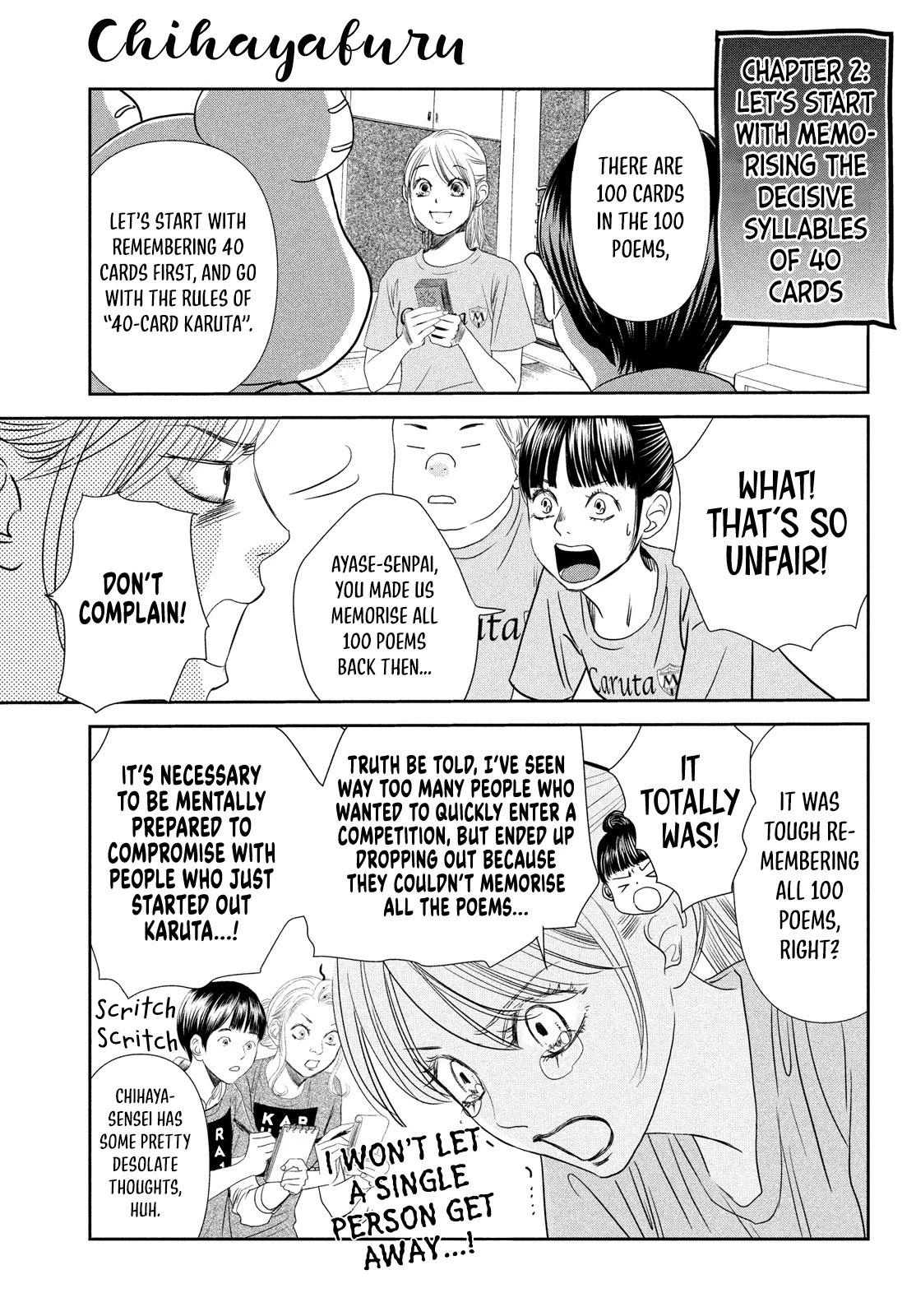 Chihayafuru Chapter 230.5 page 10 - Chapter 230.5: Let’s Learn Competitive Karuta with Chihaya!