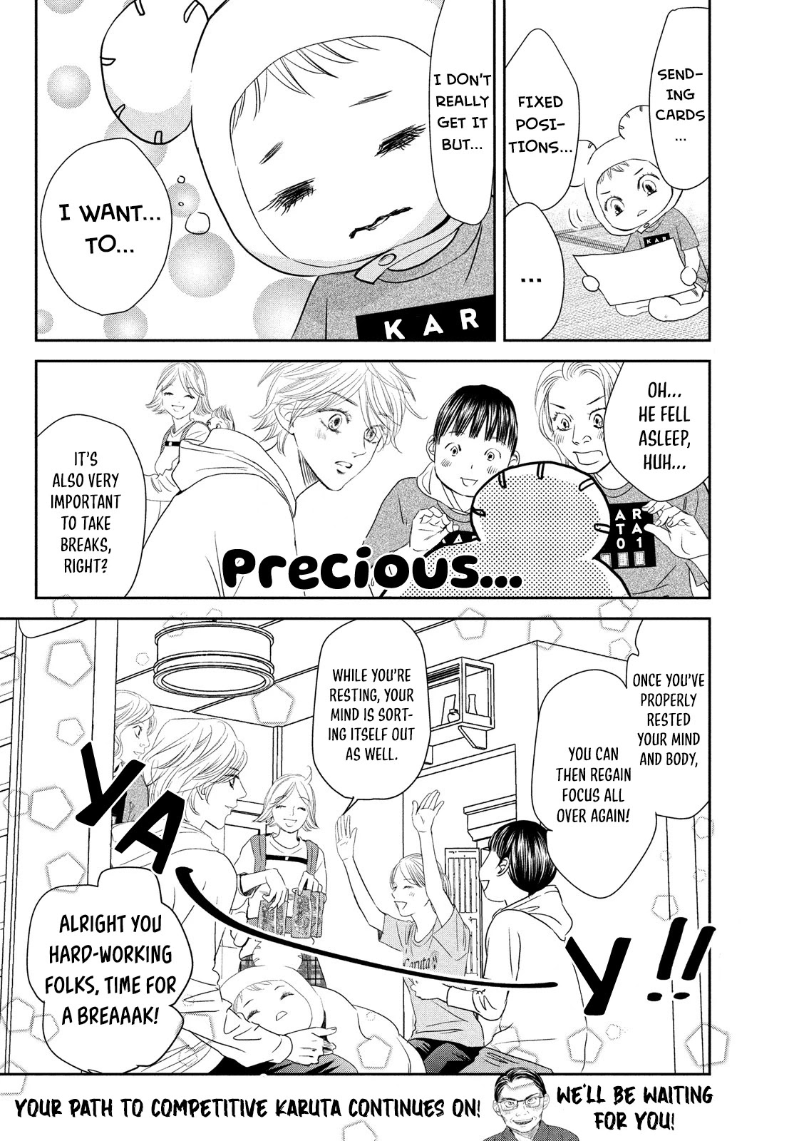 Chihayafuru Chapter 230.5 page 27 - Chapter 230.5: Let’s Learn Competitive Karuta with Chihaya!
