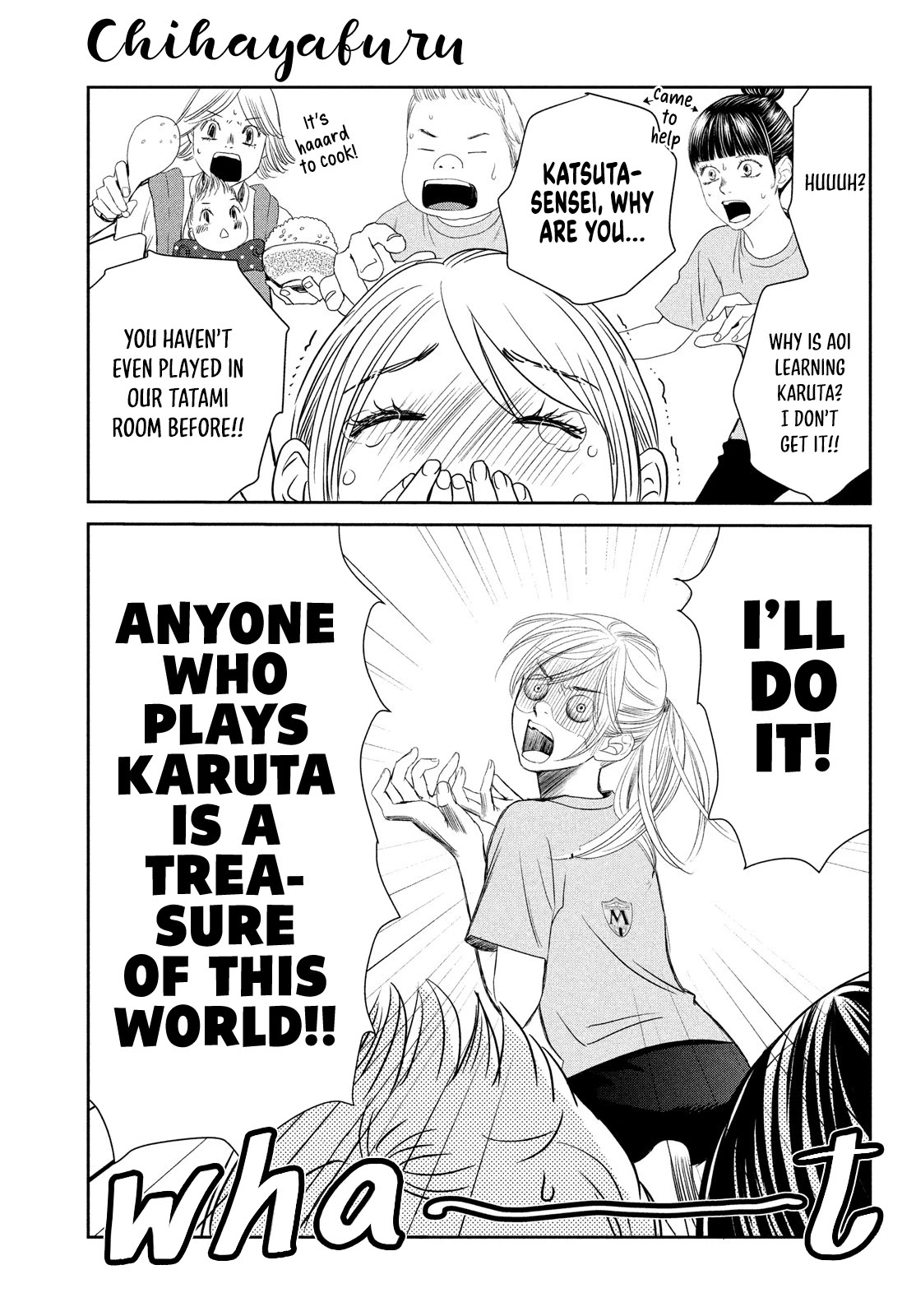 Chihayafuru Chapter 230.5 page 6 - Chapter 230.5: Let’s Learn Competitive Karuta with Chihaya!