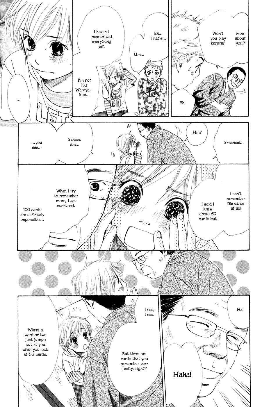 Chihayafuru Chapter 4 page 8 - Chapter 4