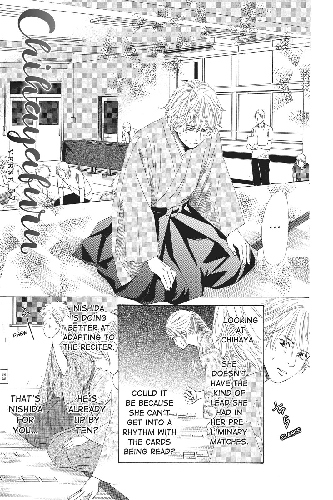 Chihayafuru Chapter 57 page 1 - Chapter 57