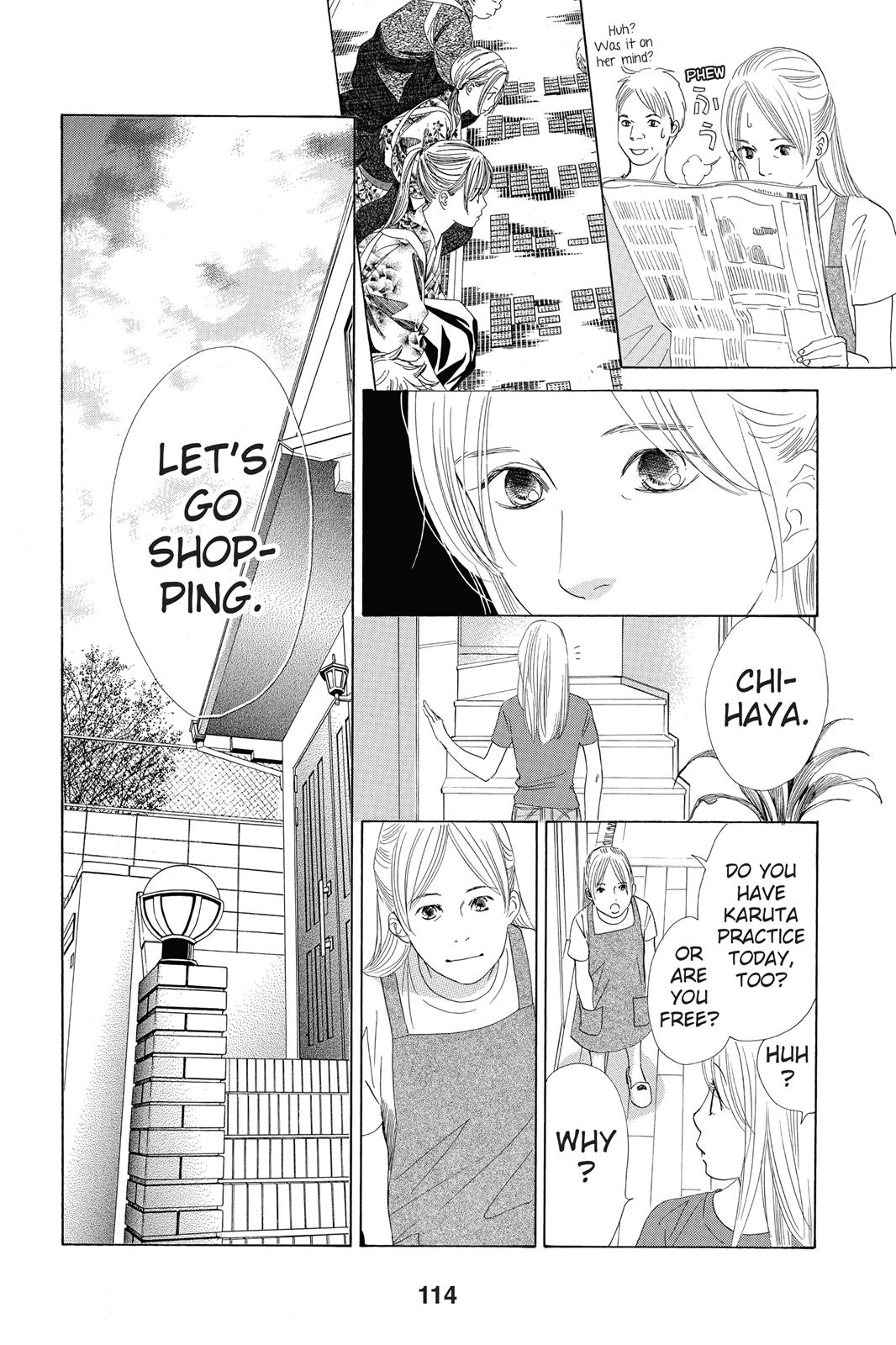 Chihayafuru Chapter 62 page 6 - Chapter 62