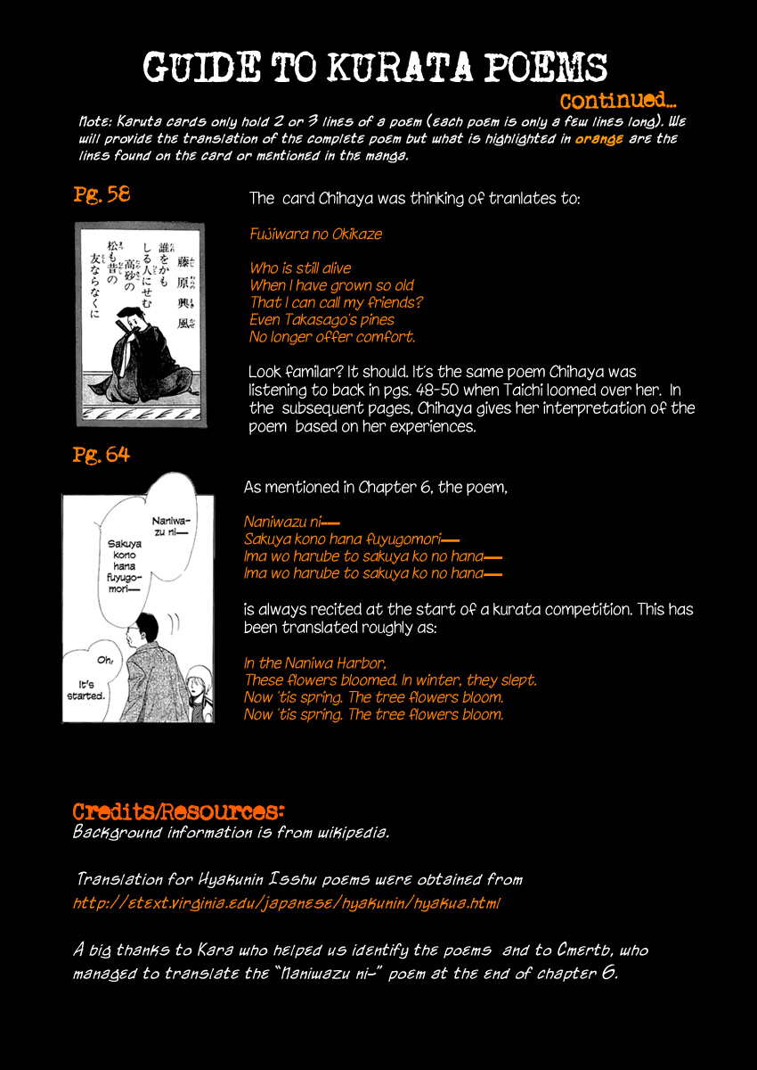 Chihayafuru Chapter 7 page 31 - Chapter 7