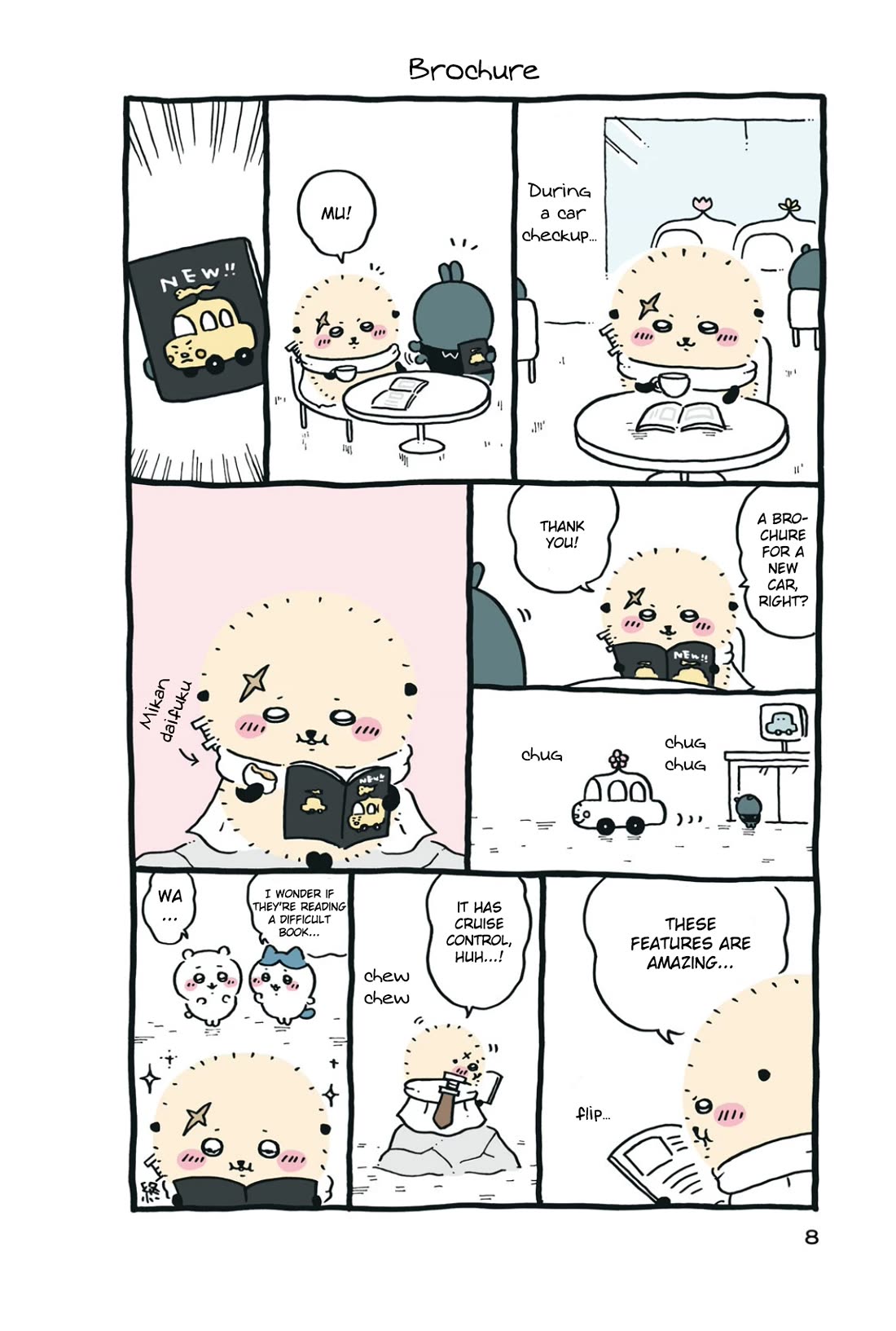 Chiikawa: Nanka Chiisakute Kawaii Yatsu Chapter 100 page 5 - Chapter 100: Car