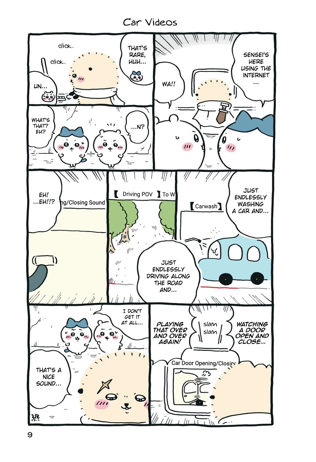 Chiikawa: Nanka Chiisakute Kawaii Yatsu Chapter 100 page 6 - Chapter 100: Car