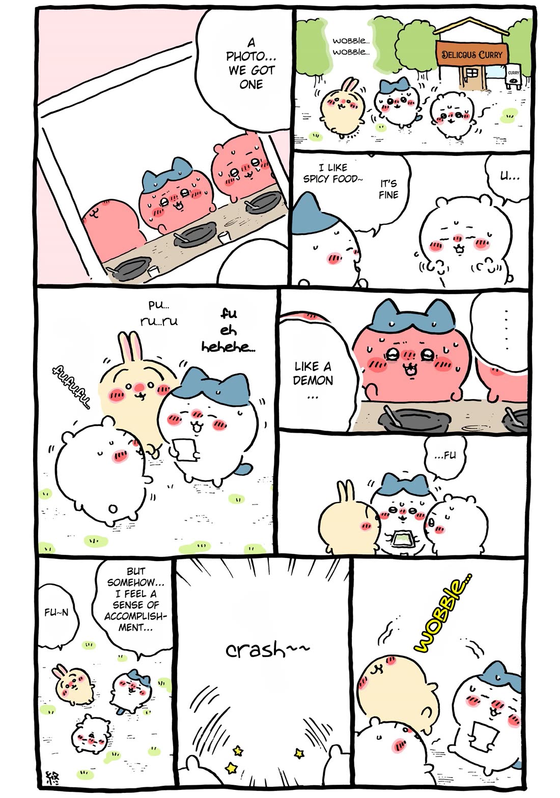 Chiikawa: Nanka Chiisakute Kawaii Yatsu Chapter 105 page 6 - Chapter 105: Demon Curry
