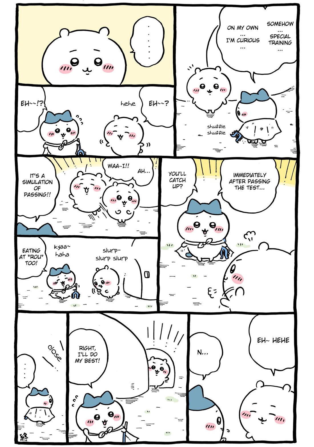 Chiikawa: Nanka Chiisakute Kawaii Yatsu Chapter 109 page 11 - Chapter 109: Gekokujo and Special Training