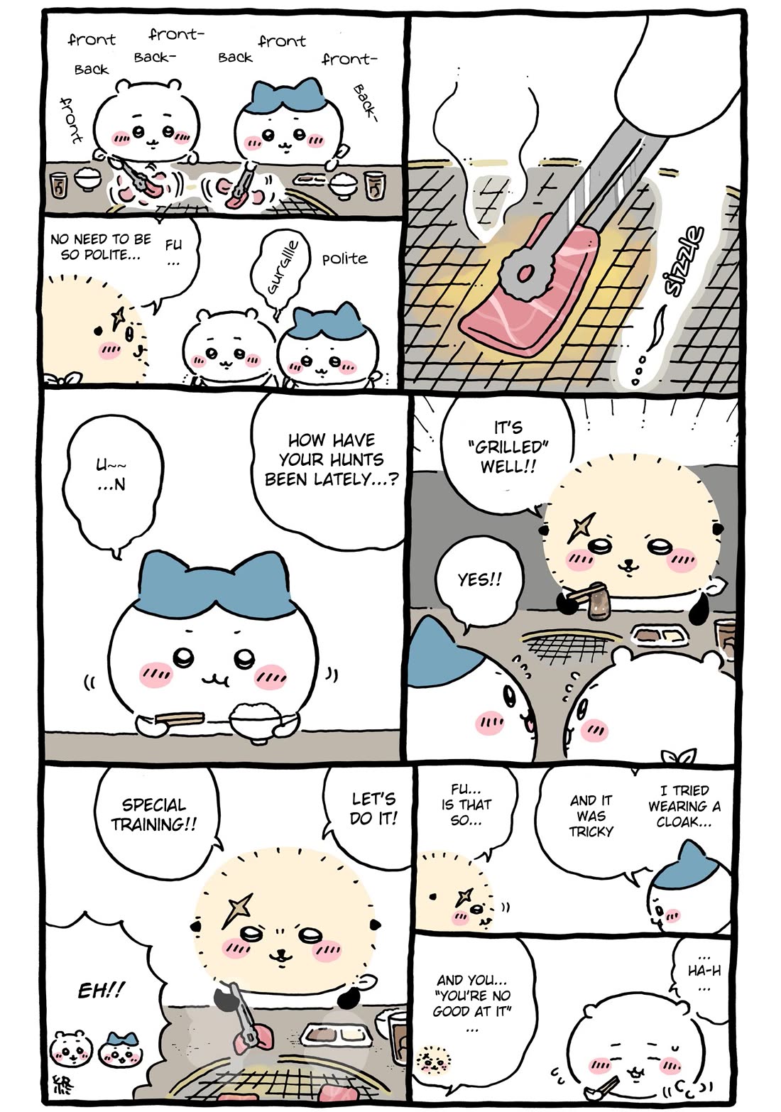 Chiikawa: Nanka Chiisakute Kawaii Yatsu Chapter 109 page 6 - Chapter 109: Gekokujo and Special Training