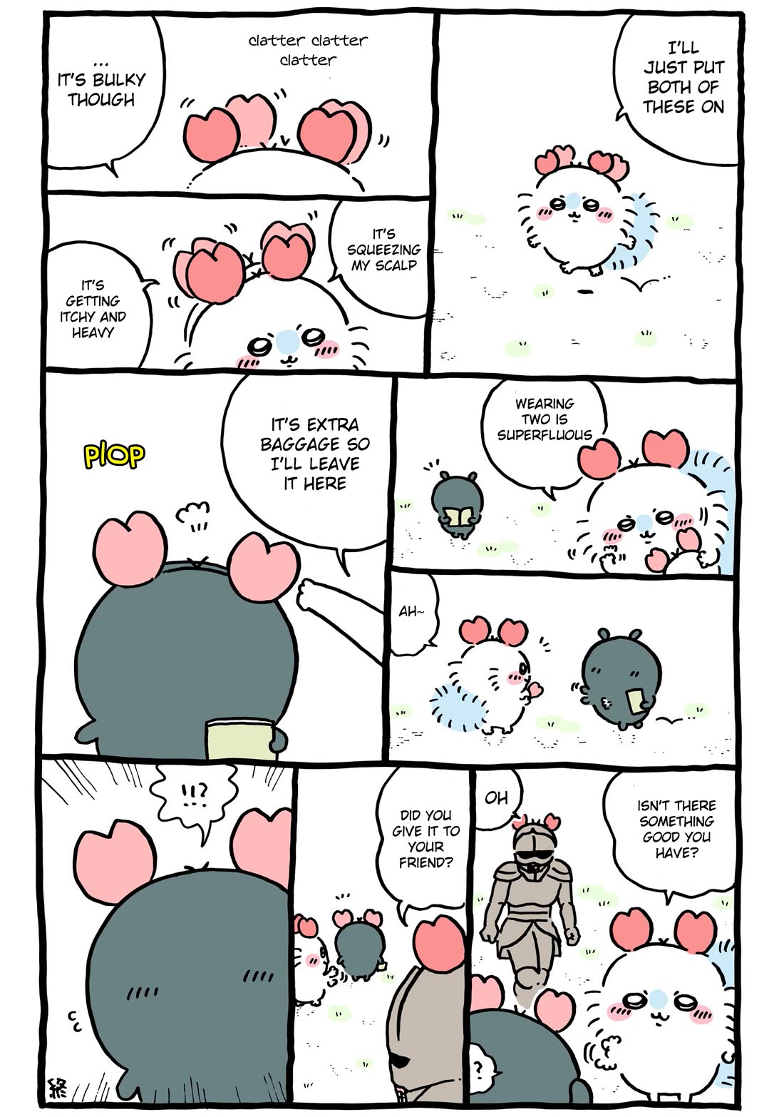 Chiikawa: Nanka Chiisakute Kawaii Yatsu Chapter 113 page 7 - Chapter 113: Used Bookseller