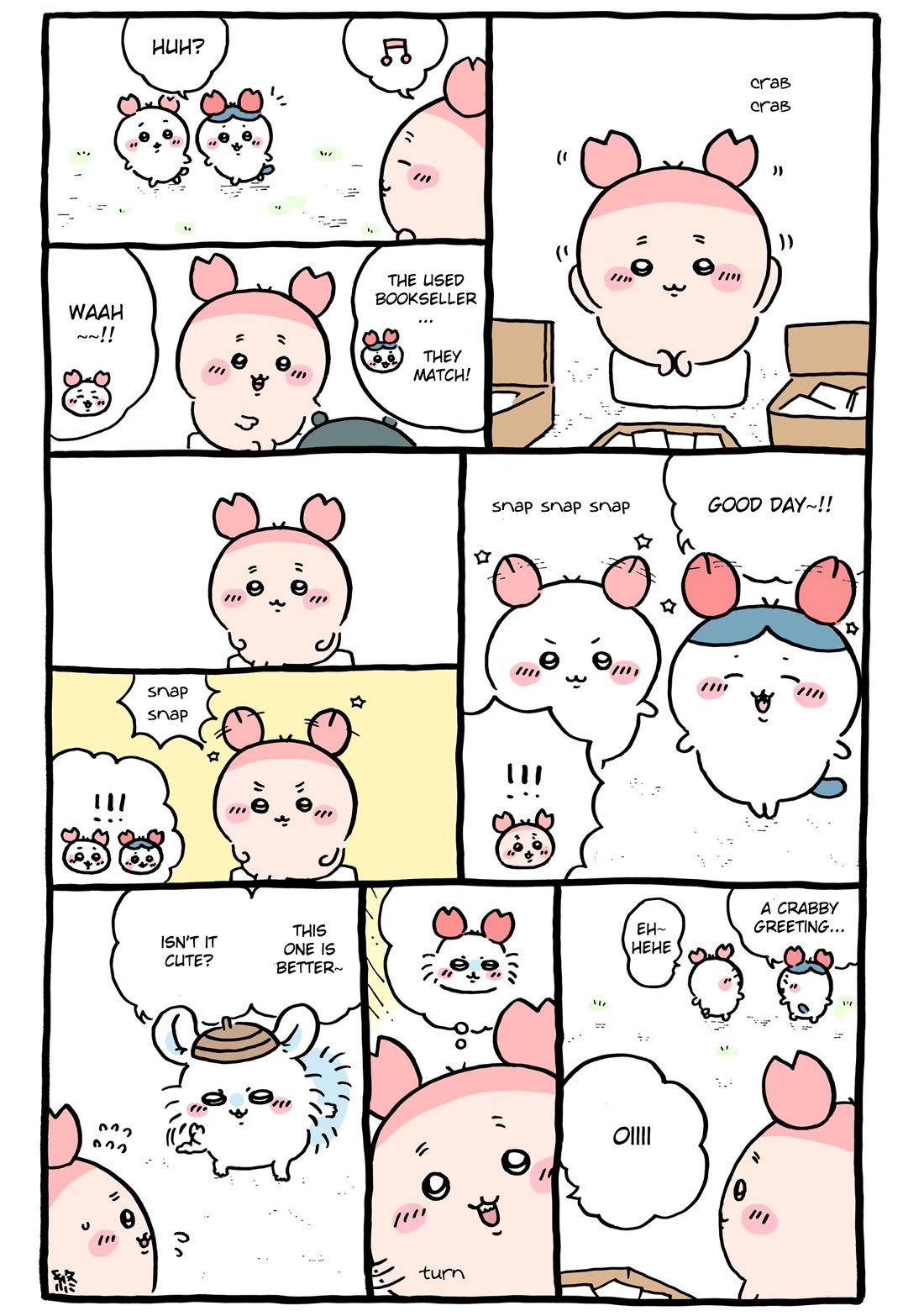 Chiikawa: Nanka Chiisakute Kawaii Yatsu Chapter 113 page 9 - Chapter 113: Used Bookseller