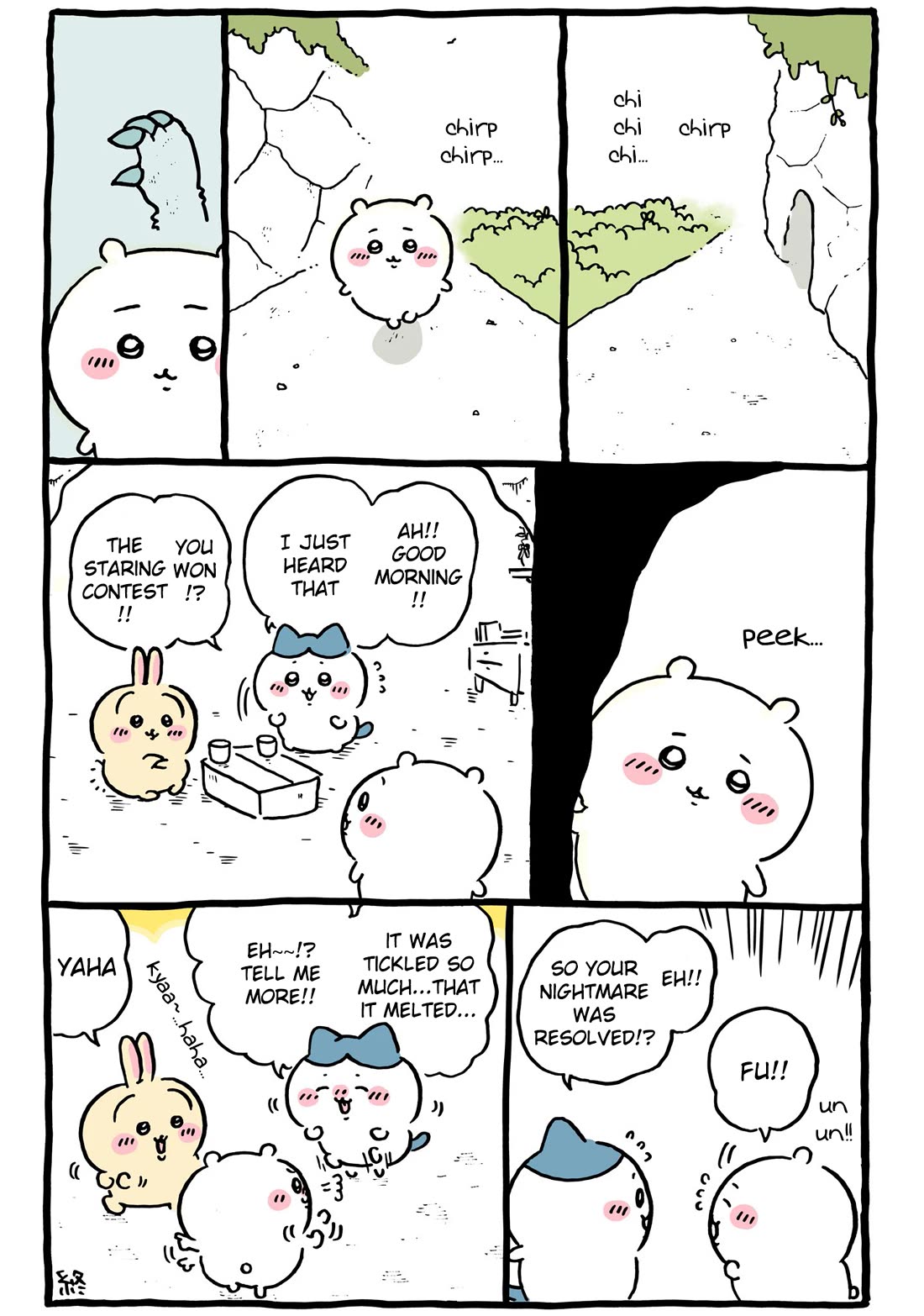 Chiikawa: Nanka Chiisakute Kawaii Yatsu Chapter 118 page 22 - Chapter 118: Nightmare