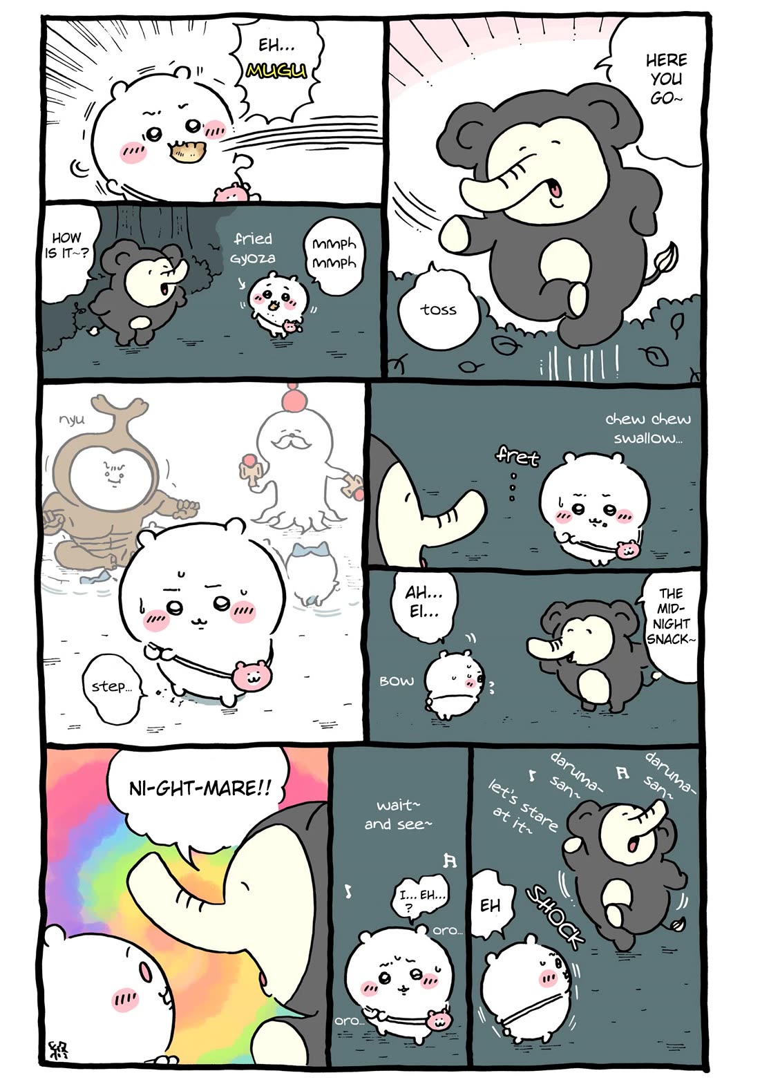 Chiikawa: Nanka Chiisakute Kawaii Yatsu Chapter 118 page 4 - Chapter 118: Nightmare
