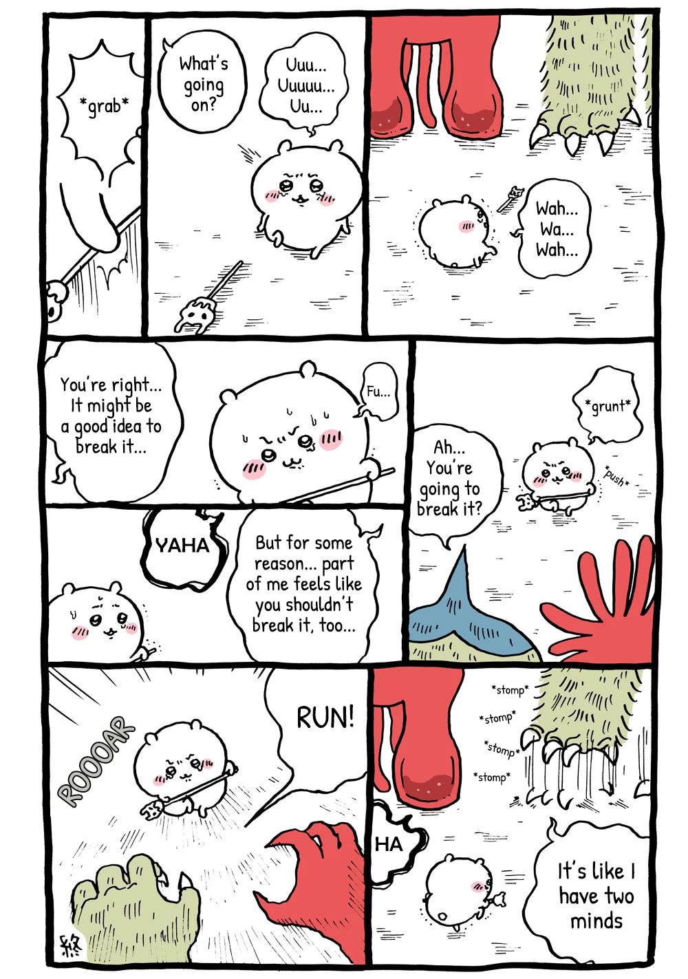 Chiikawa: Nanka Chiisakute Kawaii Yatsu Chapter 12 page 5 - Chapter 12: Cane