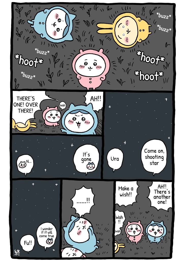 Chiikawa: Nanka Chiisakute Kawaii Yatsu Chapter 15 page 4 - Chapter 15: Shooting Stars