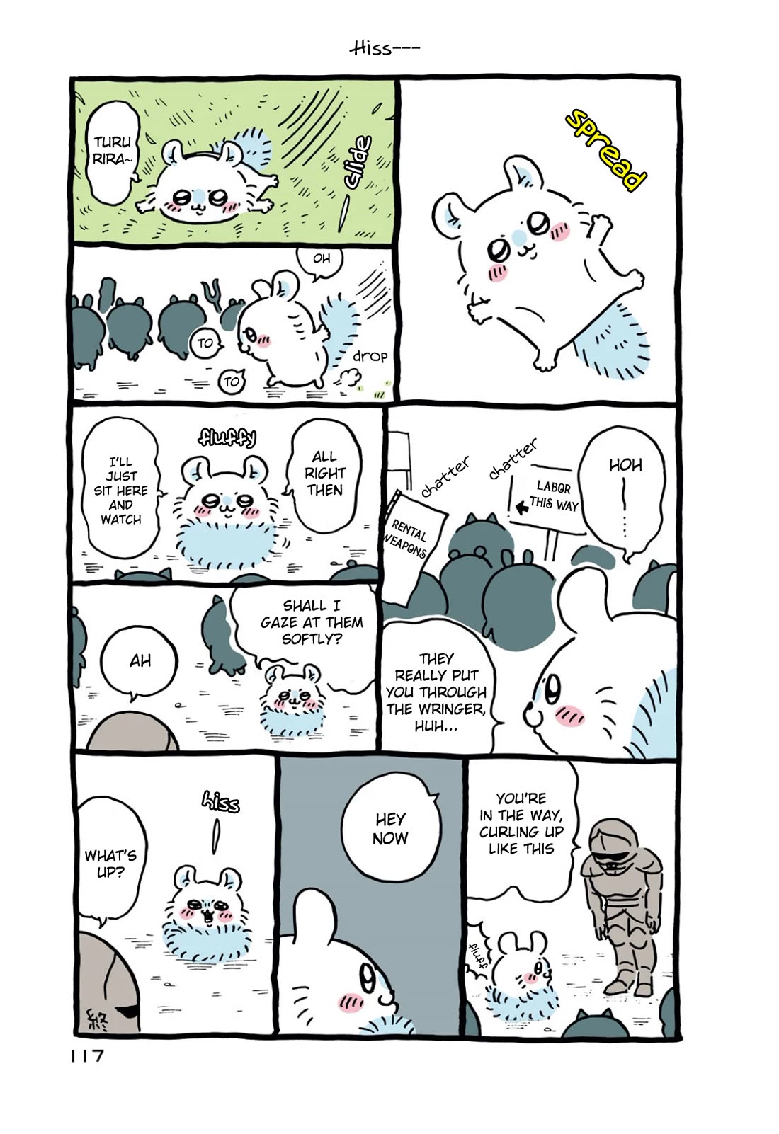 Chiikawa: Nanka Chiisakute Kawaii Yatsu Chapter 16 page 3 - Chapter 16: Momonga's Days