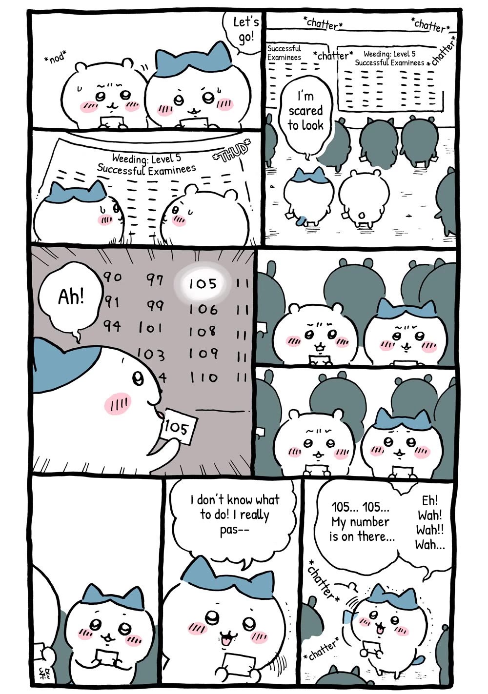 Chiikawa: Nanka Chiisakute Kawaii Yatsu Chapter 20 page 9 - Chapter 20: Weeding Test