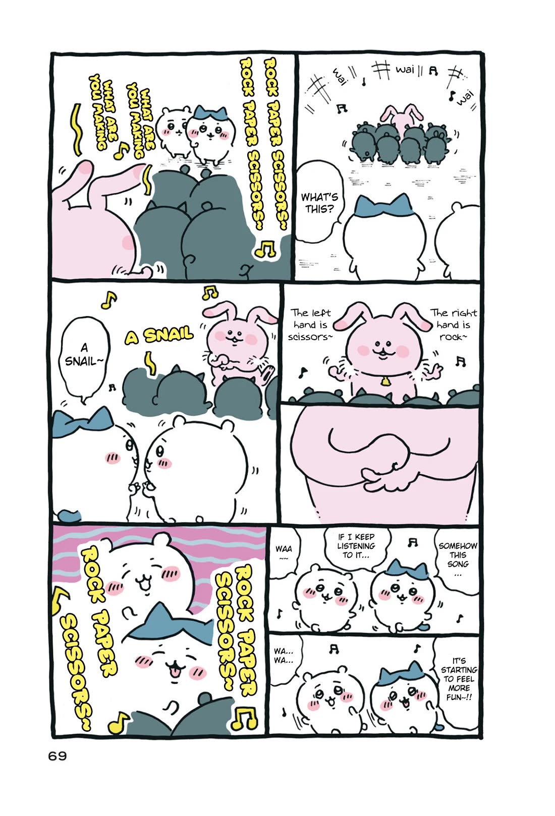 Chiikawa: Nanka Chiisakute Kawaii Yatsu Chapter 27 page 1 - Chapter 27: Rock Paper Scissors