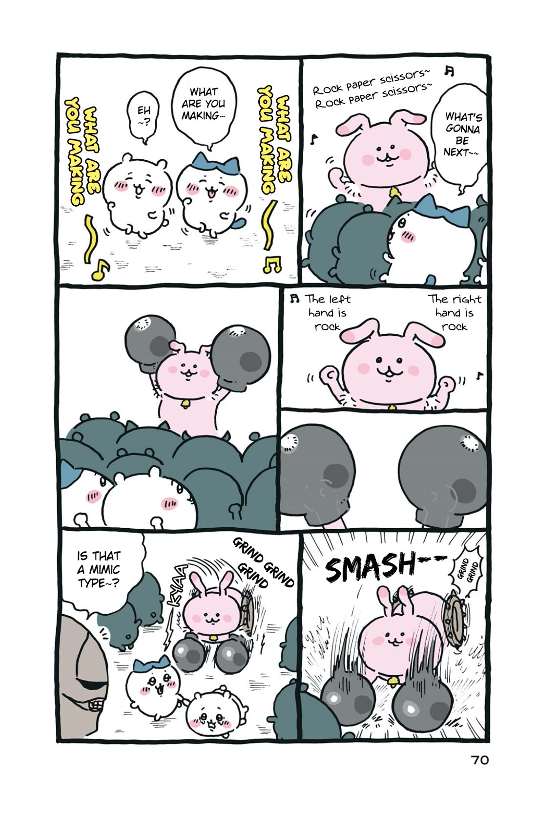 Chiikawa: Nanka Chiisakute Kawaii Yatsu Chapter 27 page 2 - Chapter 27: Rock Paper Scissors